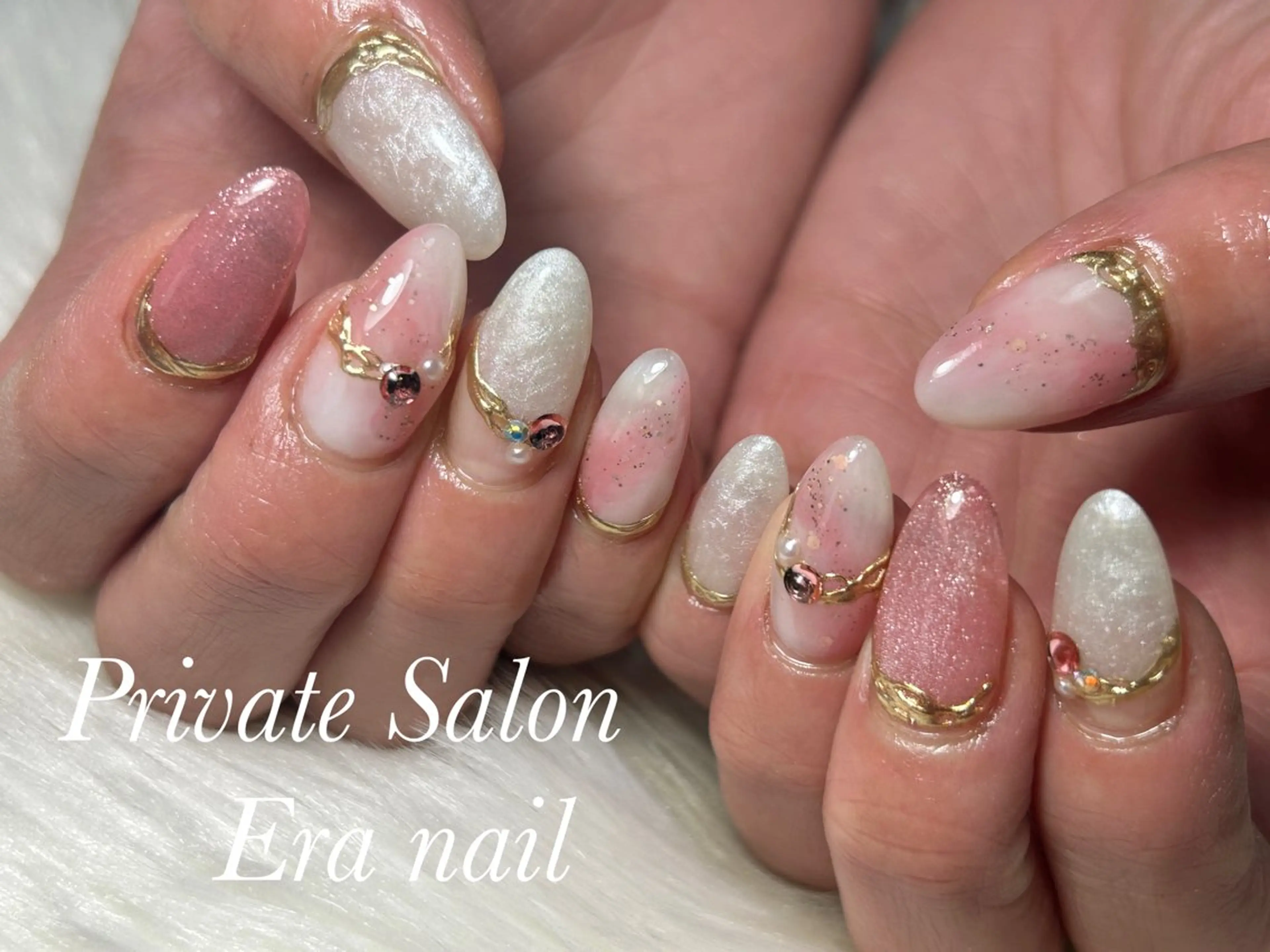 ネイル 持ち込み ハンドネイル Era nailのネイルデザイン