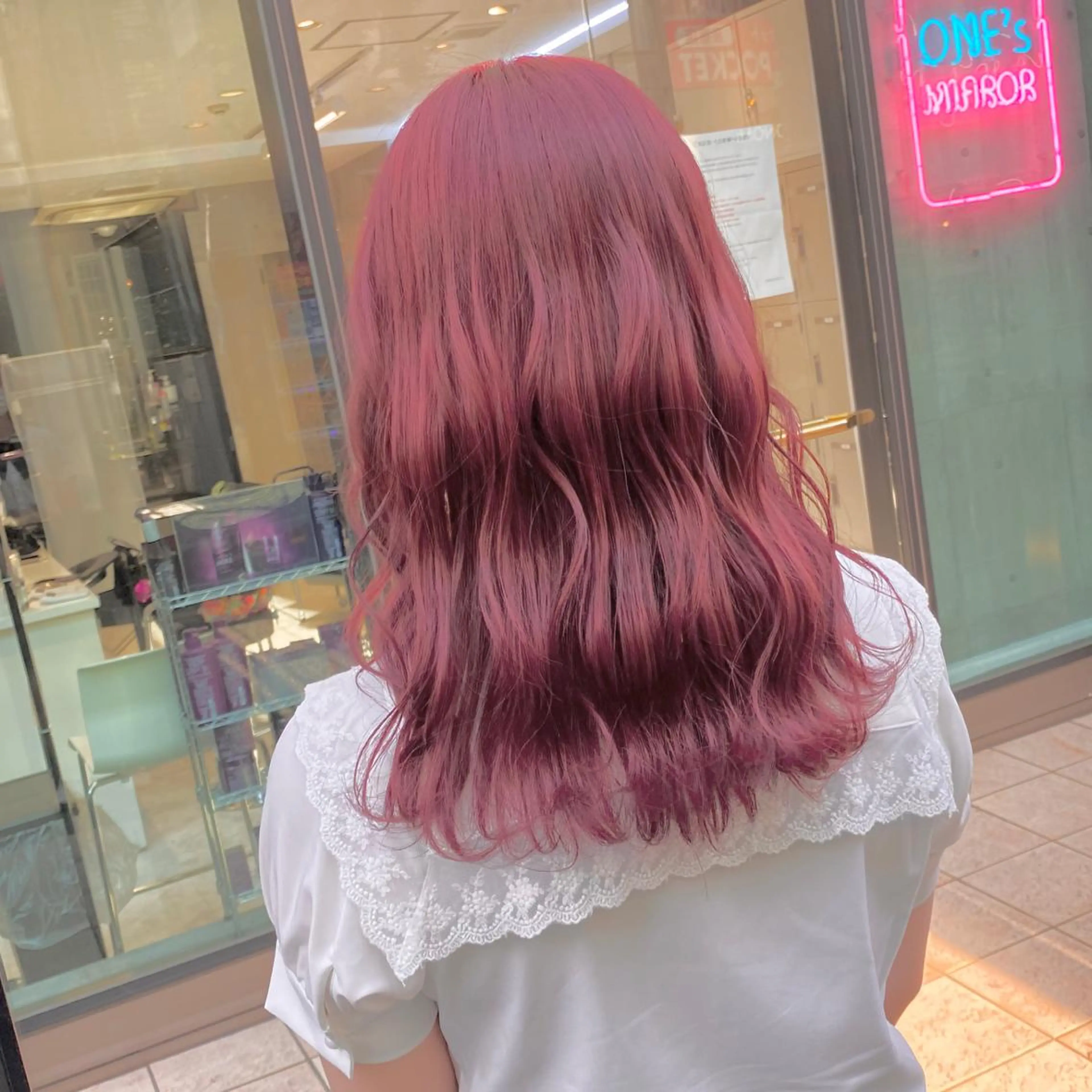 セミロング カラー ヘアアレンジ メンズ キッズ SALOWIN所属・ハイトーン美容師 MASATOのヘアスタイル