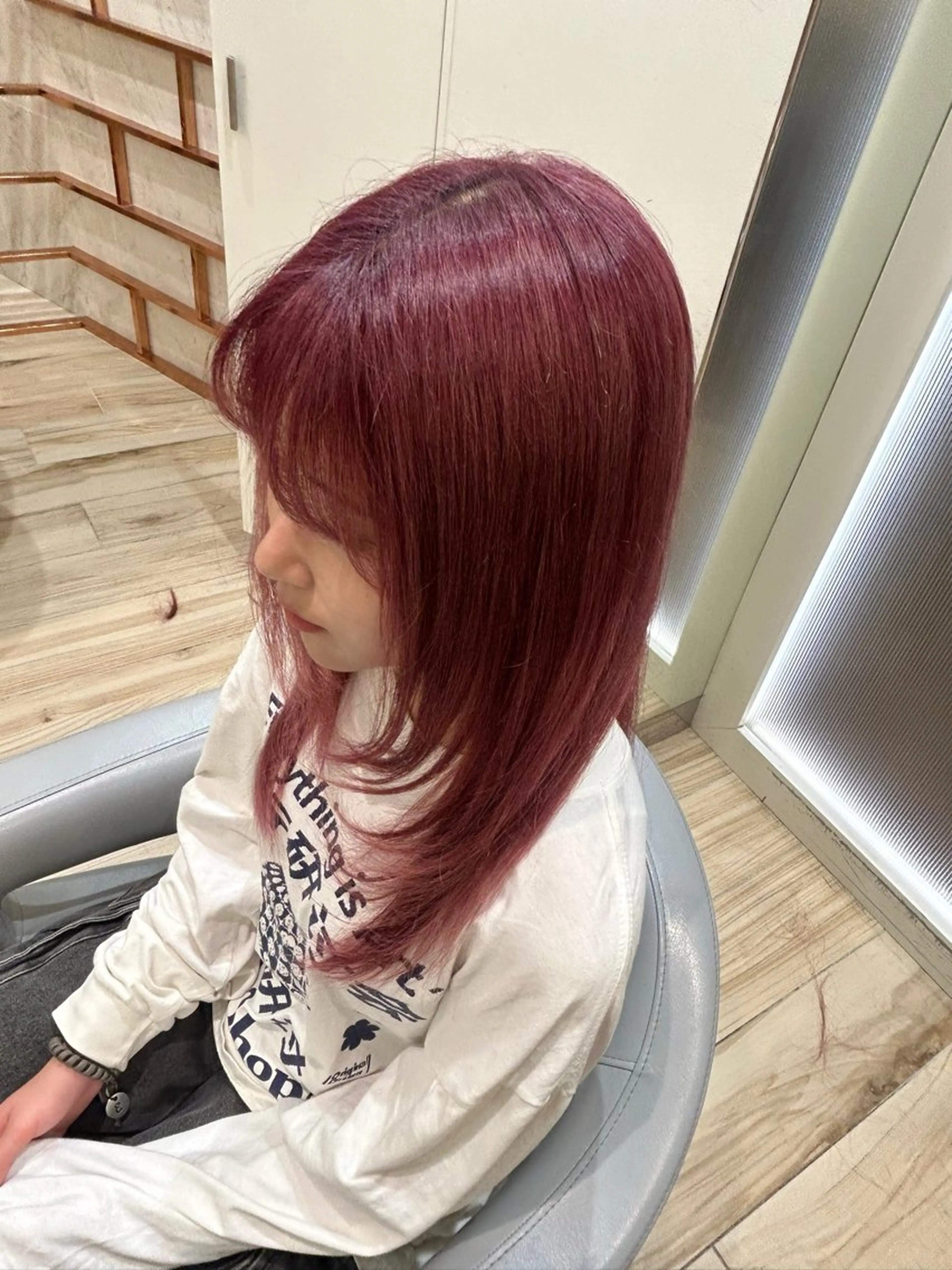 ロング 韓国風ヘア レイヤーカット カット ヘアカラー トリートメント ✧HINA✧ 韓国風/レイヤーのヘアスタイル