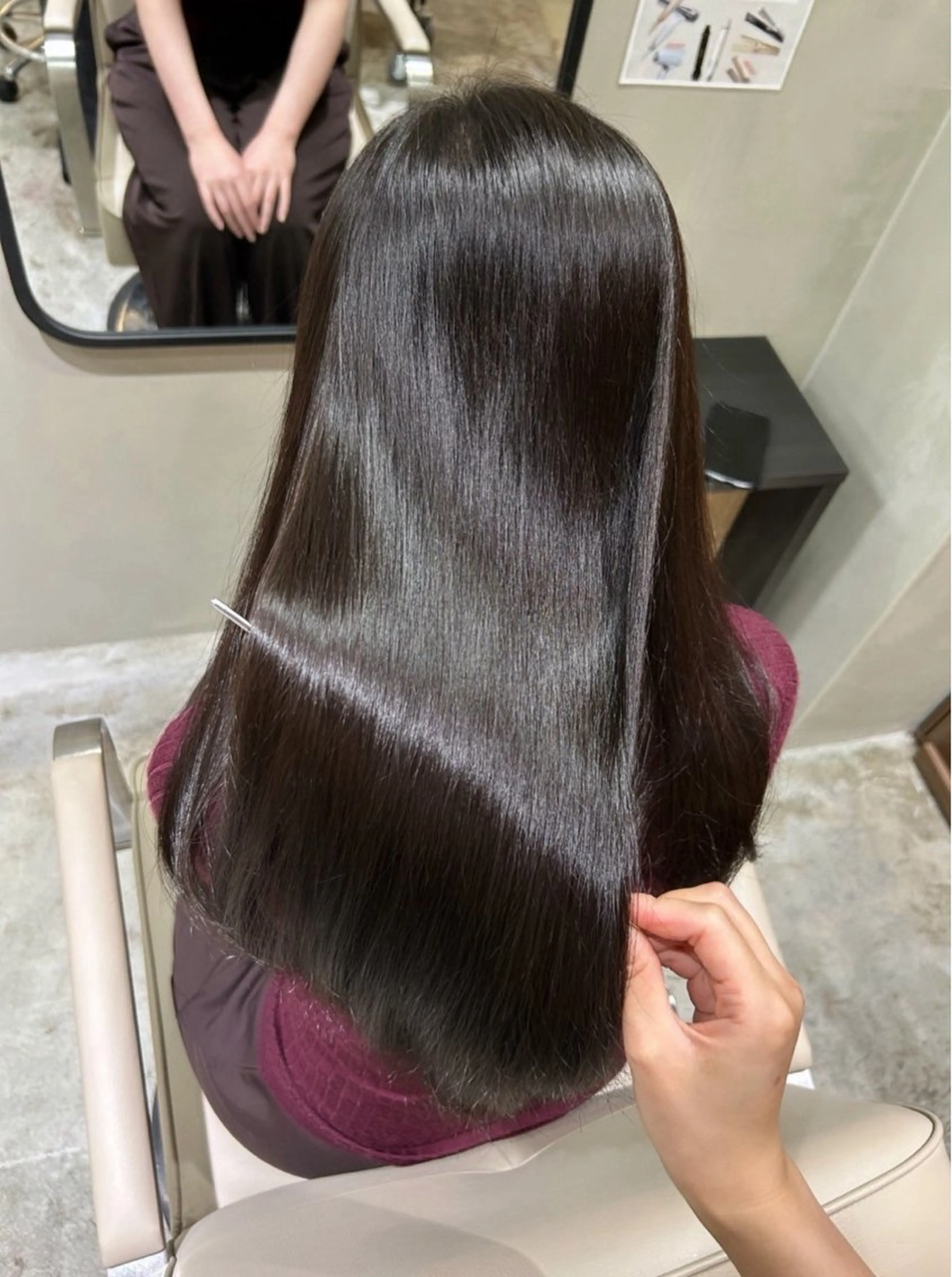 ロング 髪質改善 ロング ヘアカラー トリートメント 神山美歌/髪質改善 /八丁堀のヘアスタイル