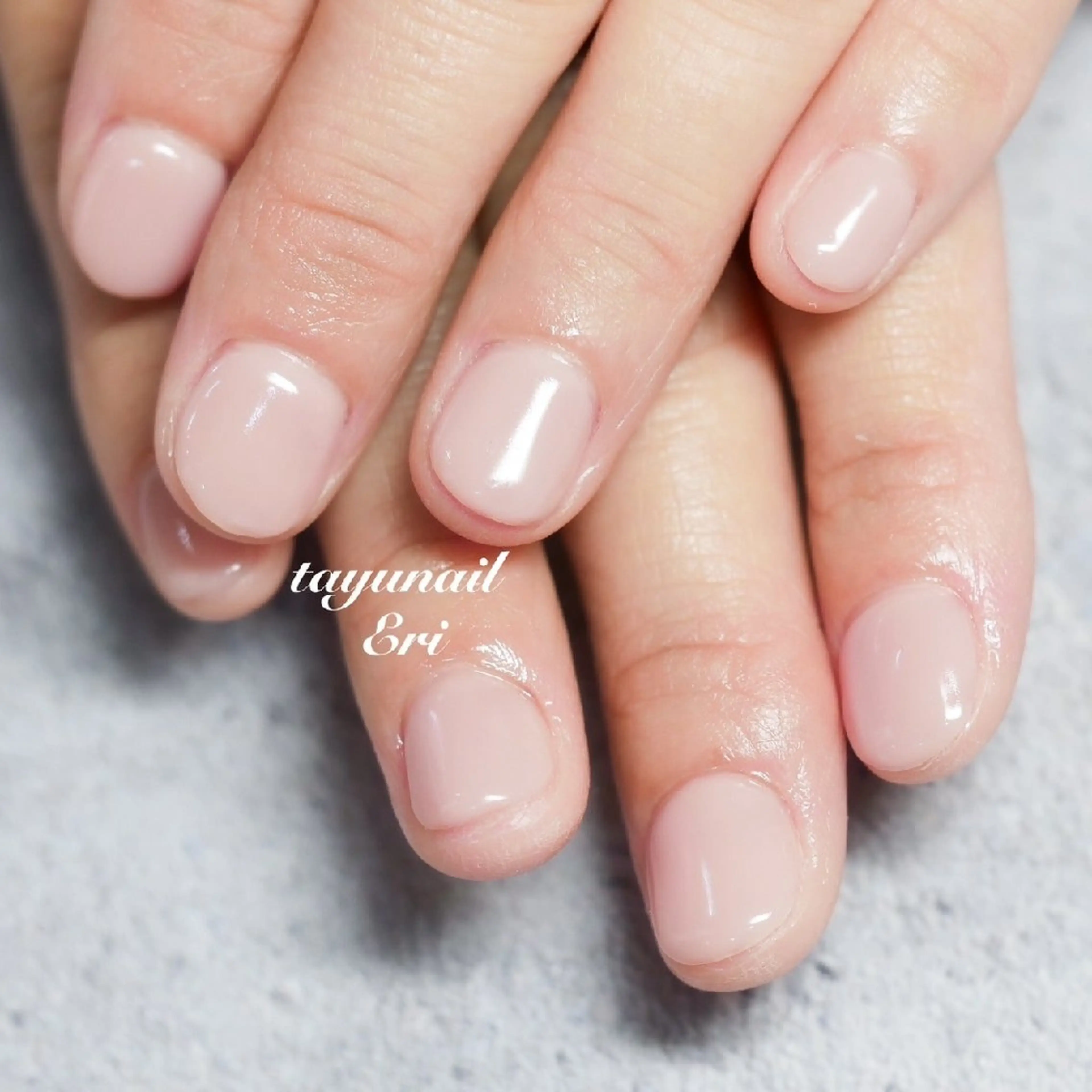 ネイル ジェルネイル ワンカラーネイル パラジェル ネイルサロン・ネイルスクール　たゆnail所属・ネイルサロン 【たゆnail】のネイルデザイン