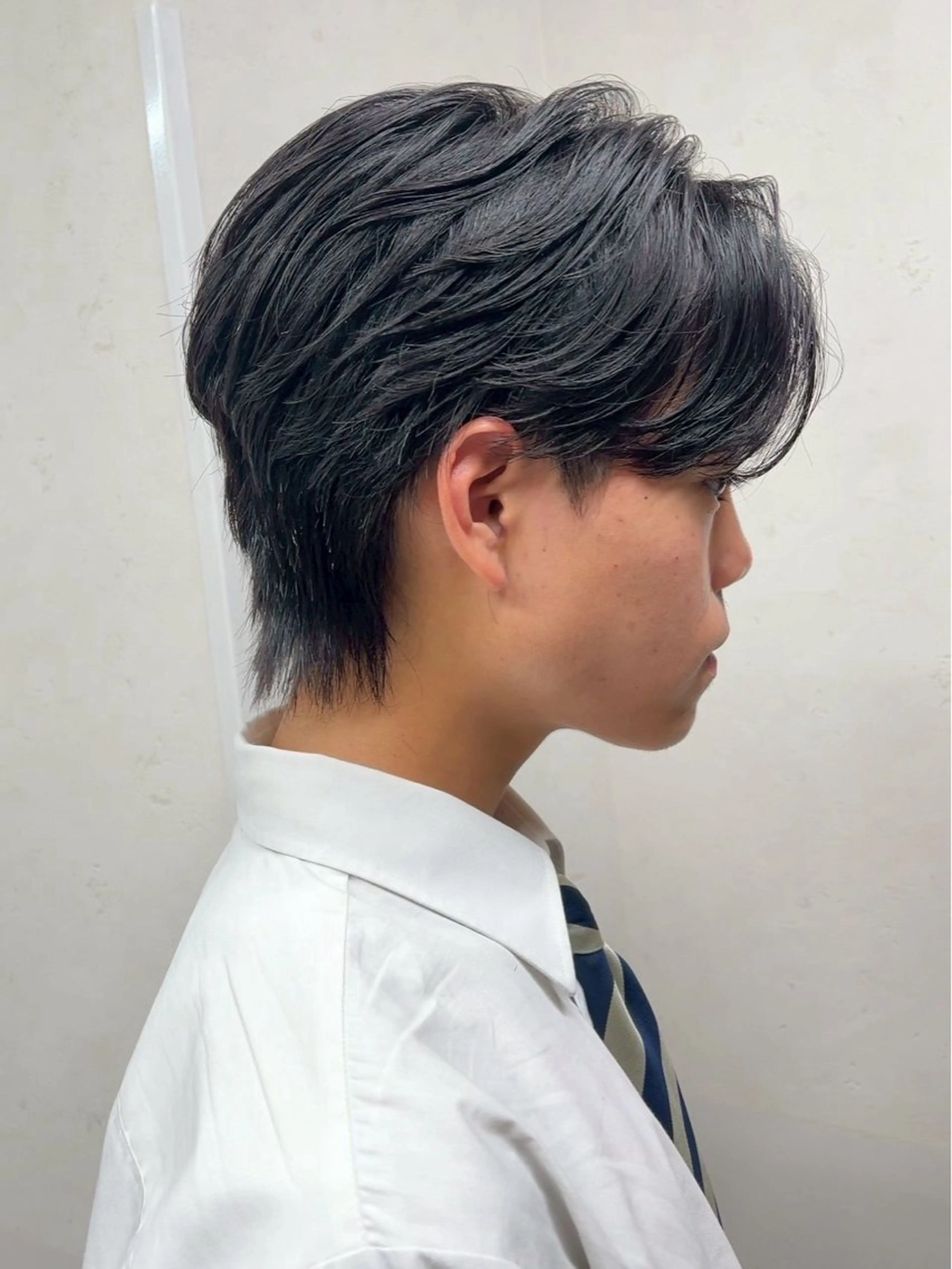 ショート メンズ カット パーマ トリートメント パーマ/ハイトーン /吉田眞のヘアスタイル