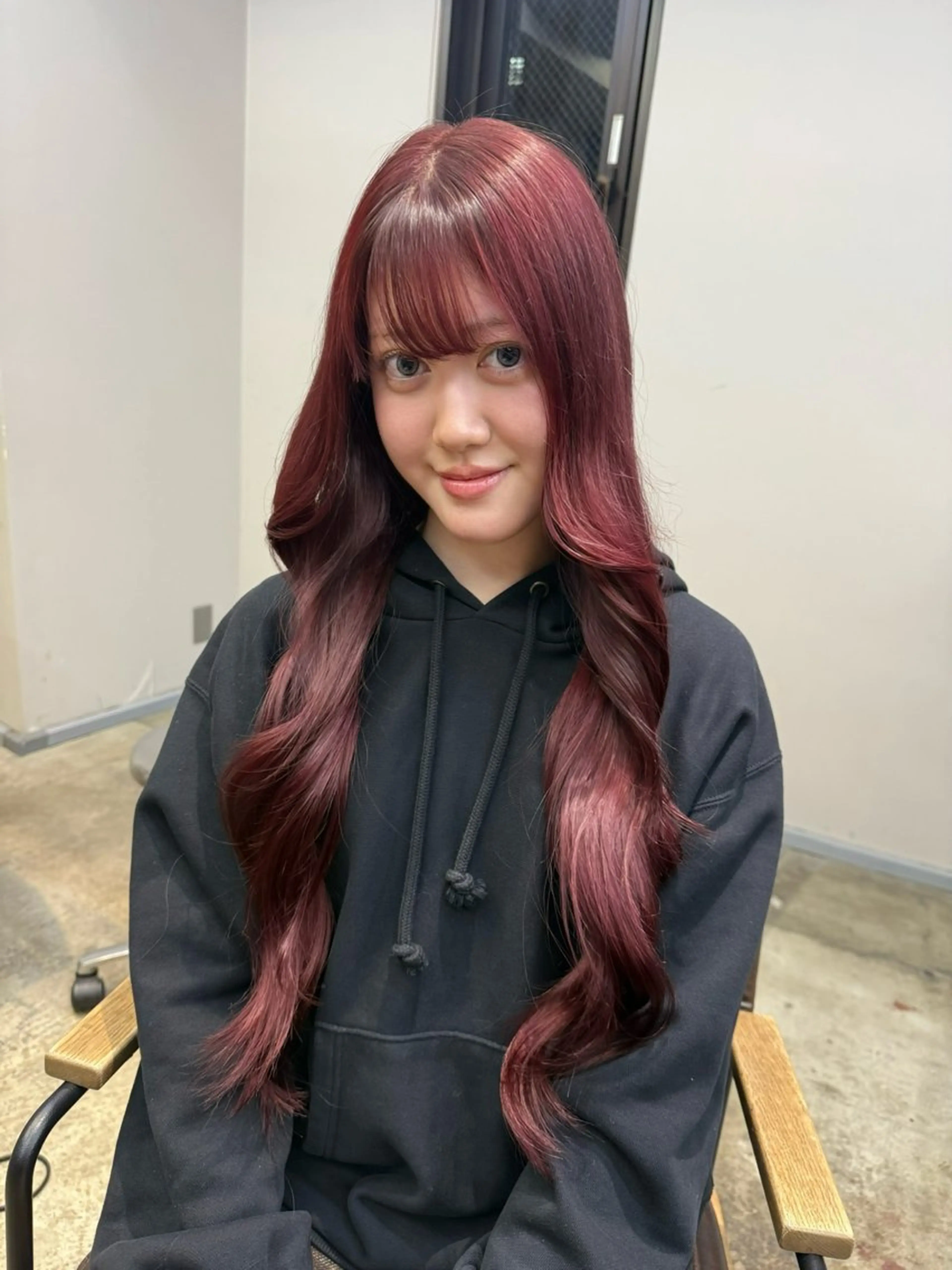 ロング カラー カラー特化/ブリーチ 梅田中崎町/あかりのヘアスタイル