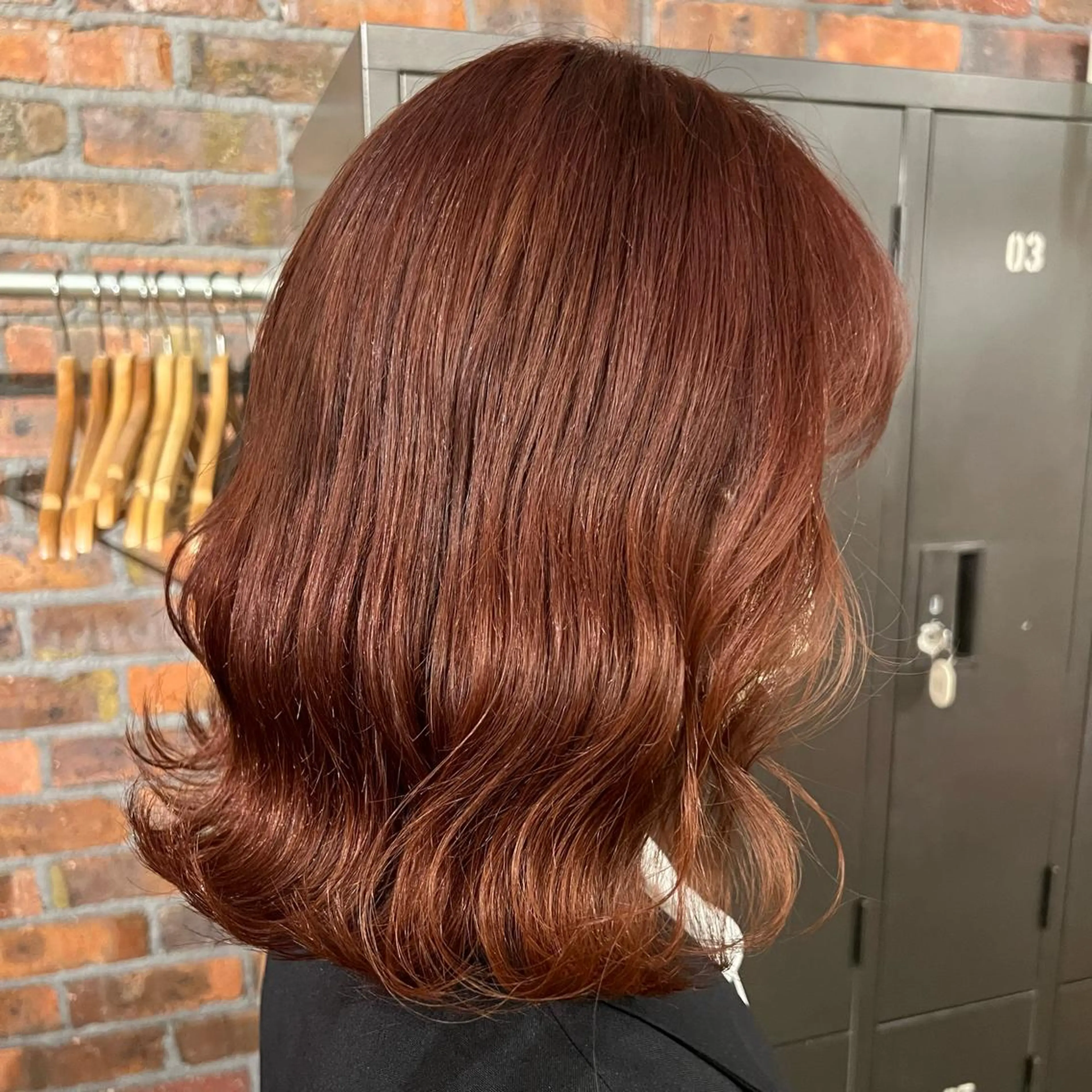 ミディアム カラー ブリーチ ブラウンカラー オレンジ ピンクカラー Rino kanayama所属・Rino 金山 / 宮澤 萌のヘアスタイル