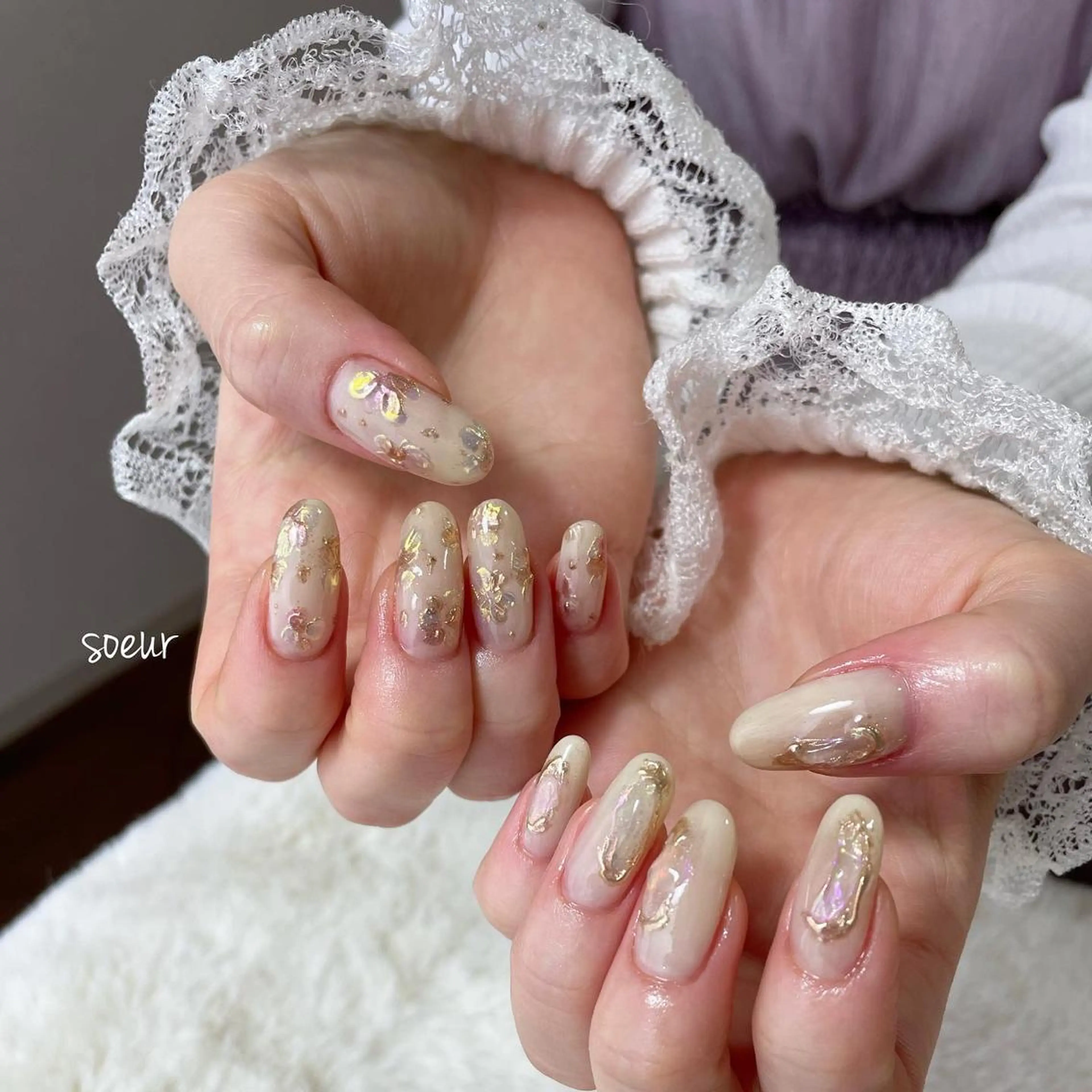 ネイル 持ち込み soeur_ 武蔵浦和のネイルデザイン