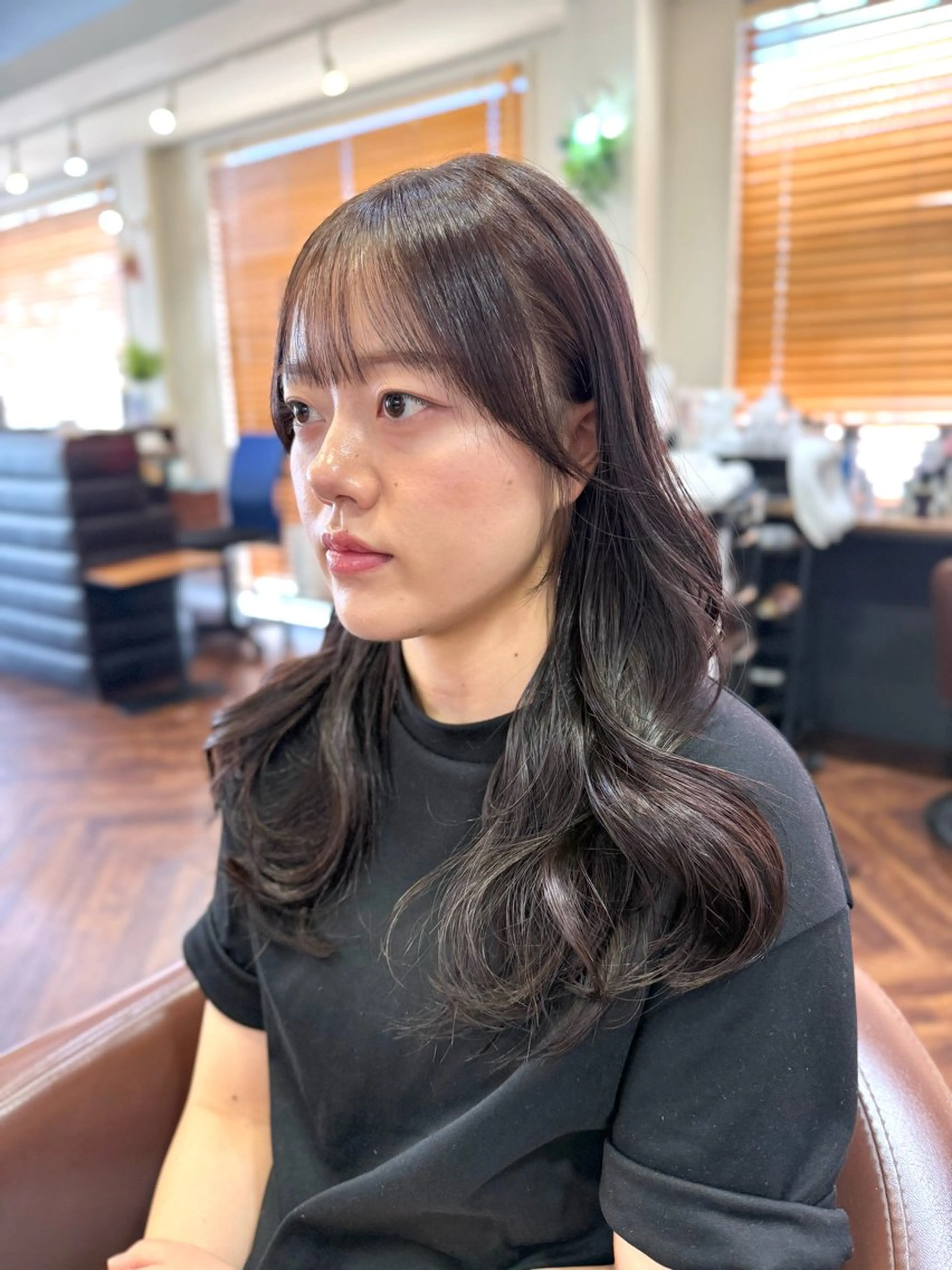 ロング ケアカラー 縮毛矯正 トリートメント hair design BEER今泉店所属・尾崎 海璃のヘアスタイル
