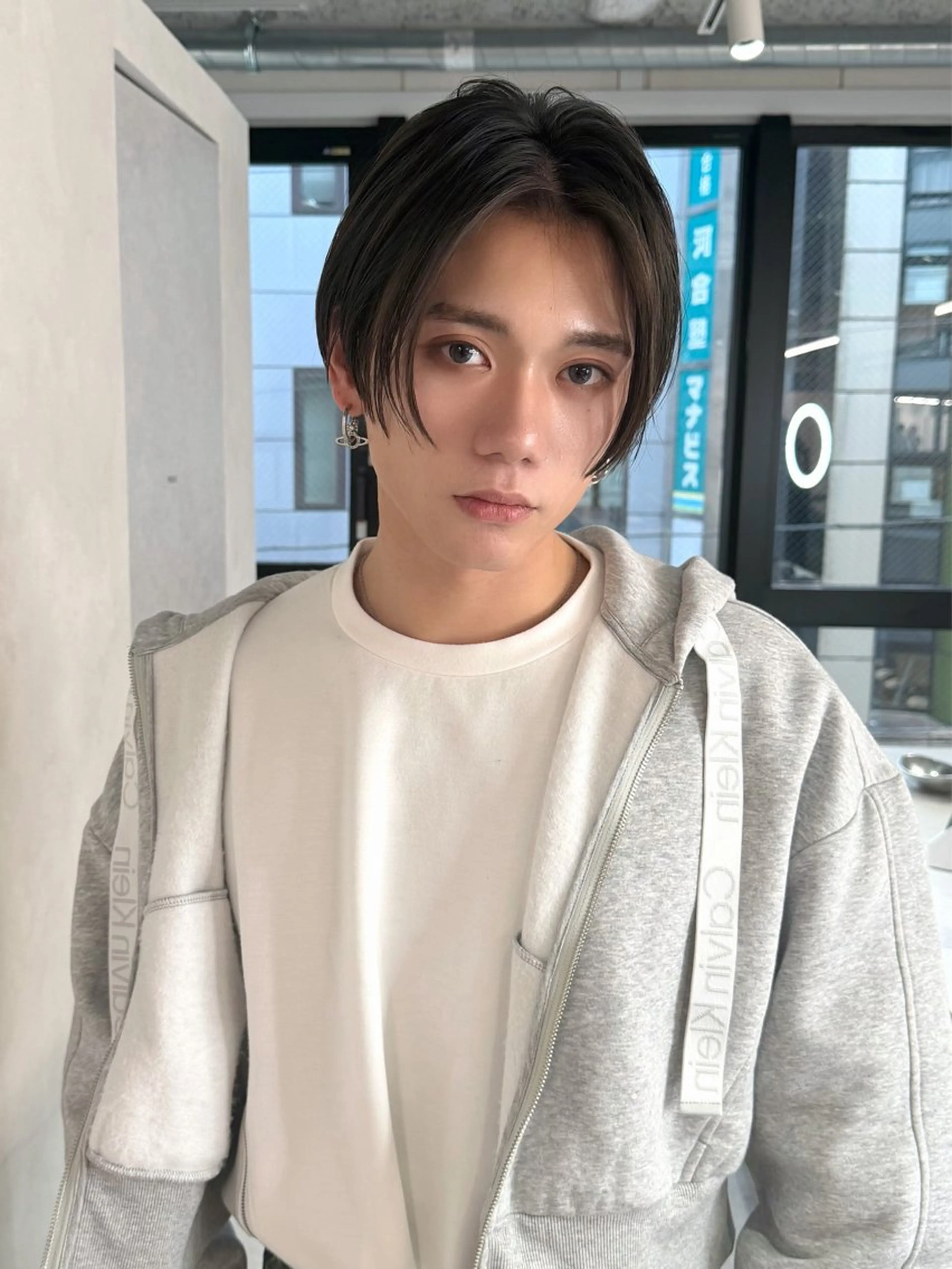 ショート カラー カット ヘアカラー 新島 涼のヘアスタイル