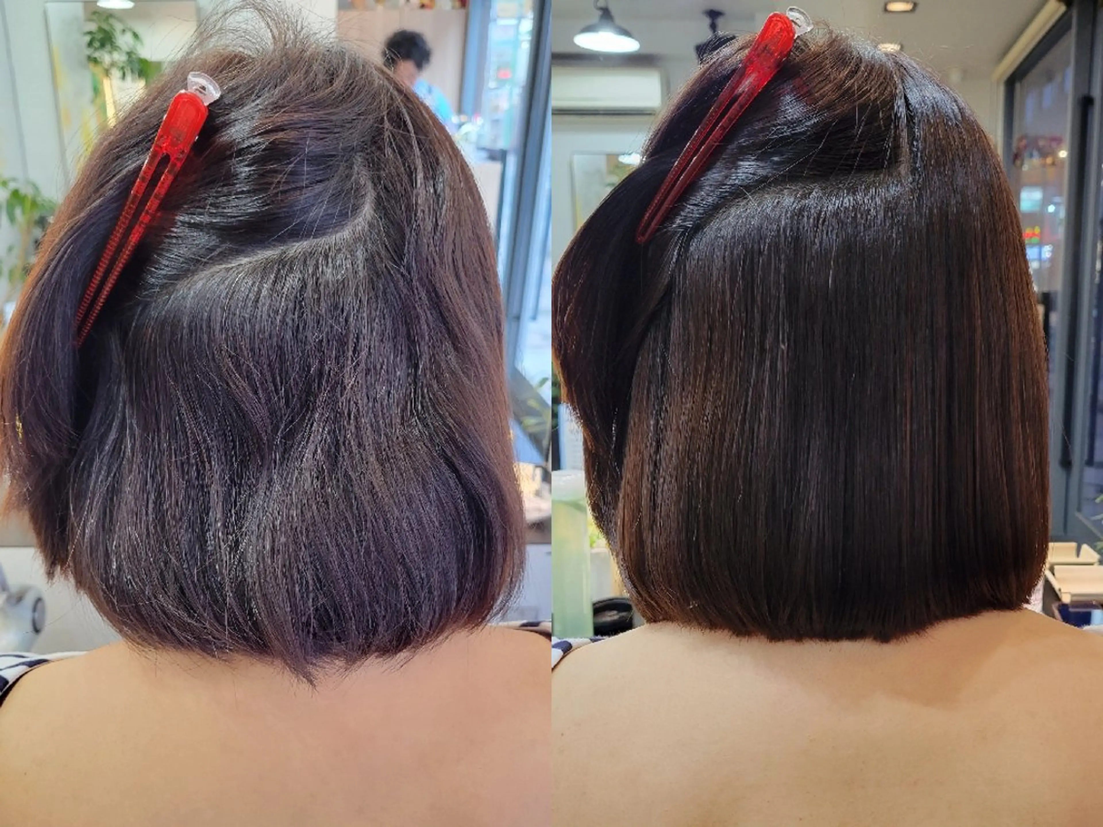 ミディアム 縮毛矯正 Beauty Salon Link所属・野村 果音(カノン)のヘアスタイル