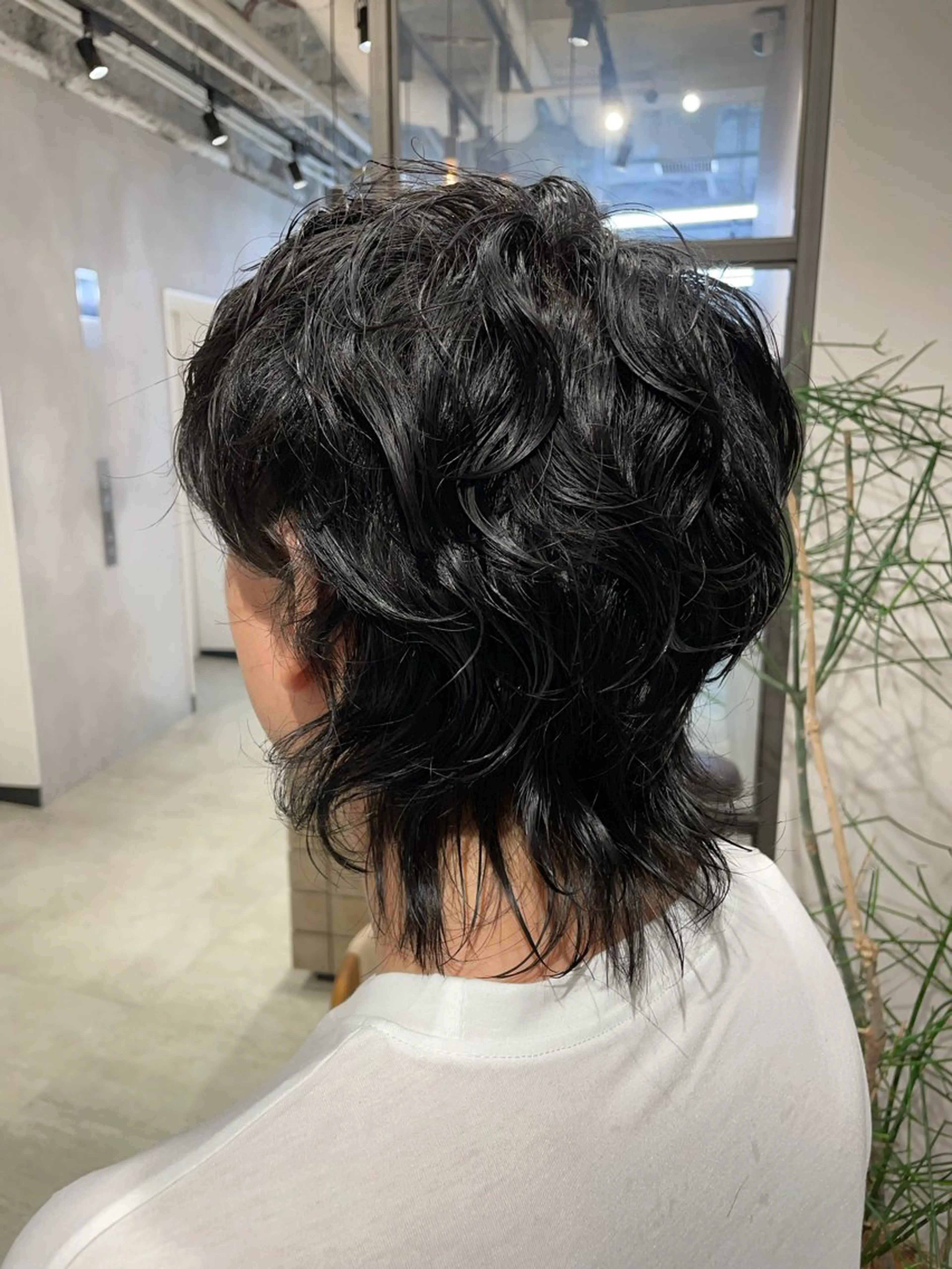 パーマ メンズ メンズパーマ メンズウルフカット ウルフカット カット パーマ 透明感カラー✨艶髪 制作🌱山根あゆみのヘアスタイル