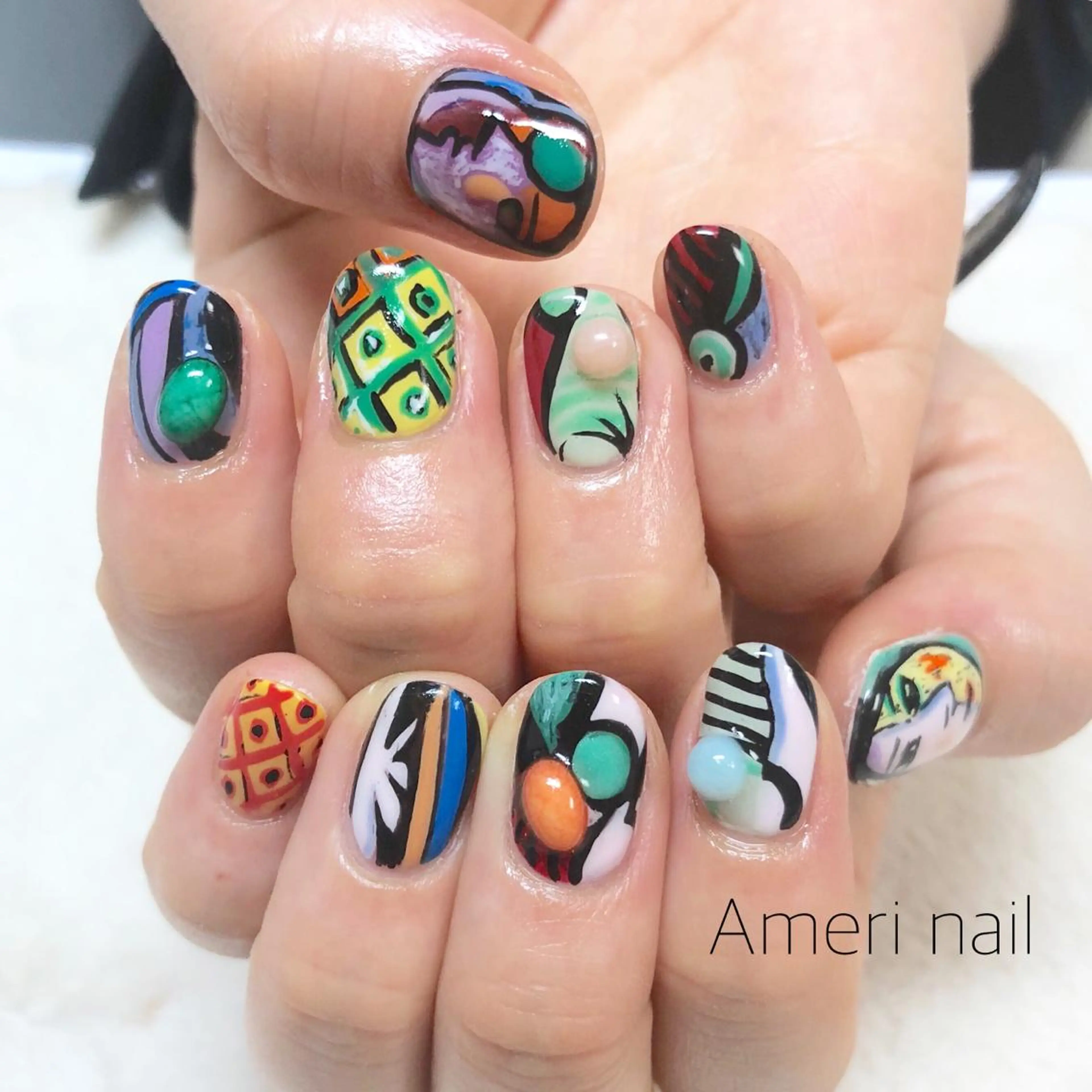 ネイル ハンドネイル Ameri nail /UKIのネイルデザイン