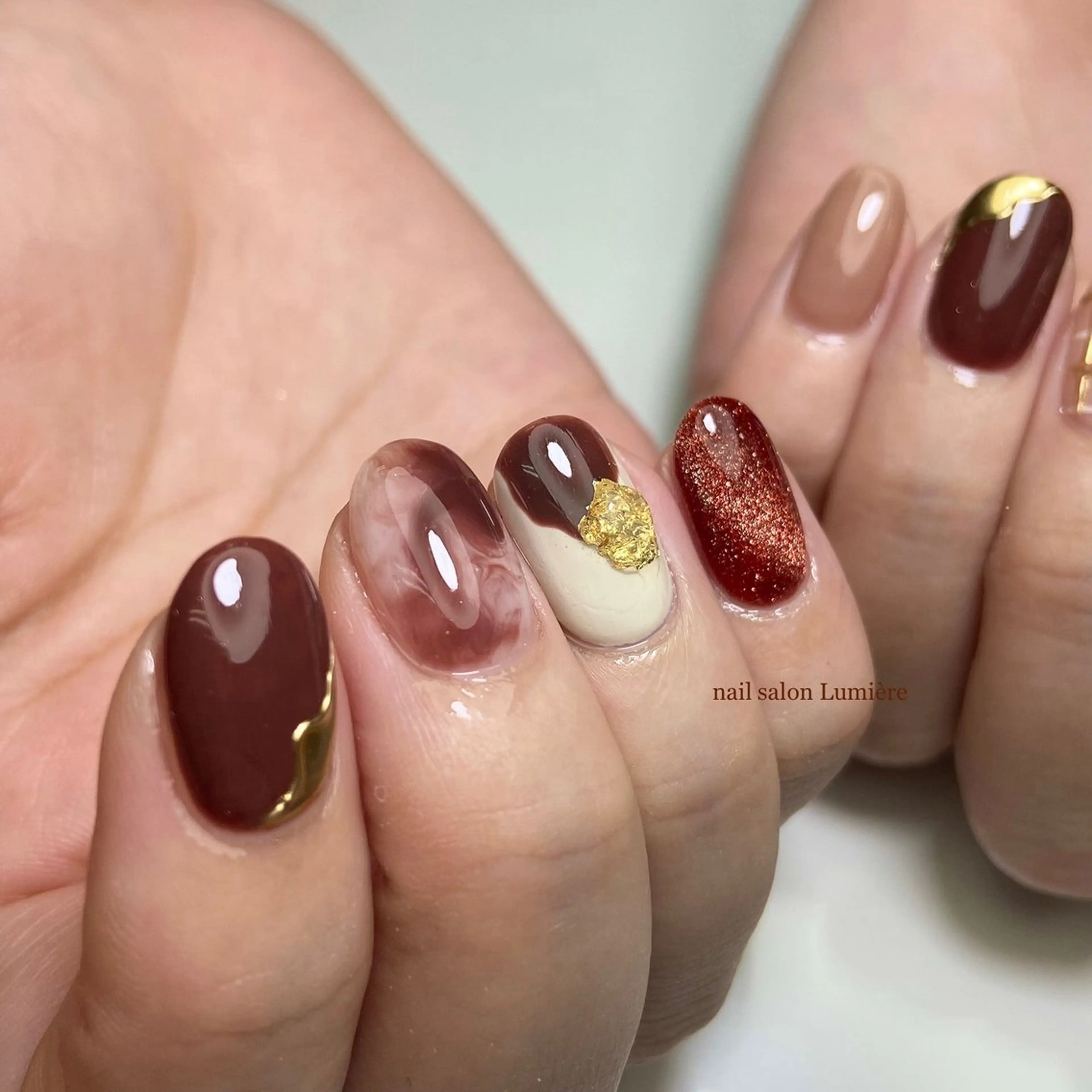 ネイル ハンドネイル nail salon Lumièreのネイルデザイン