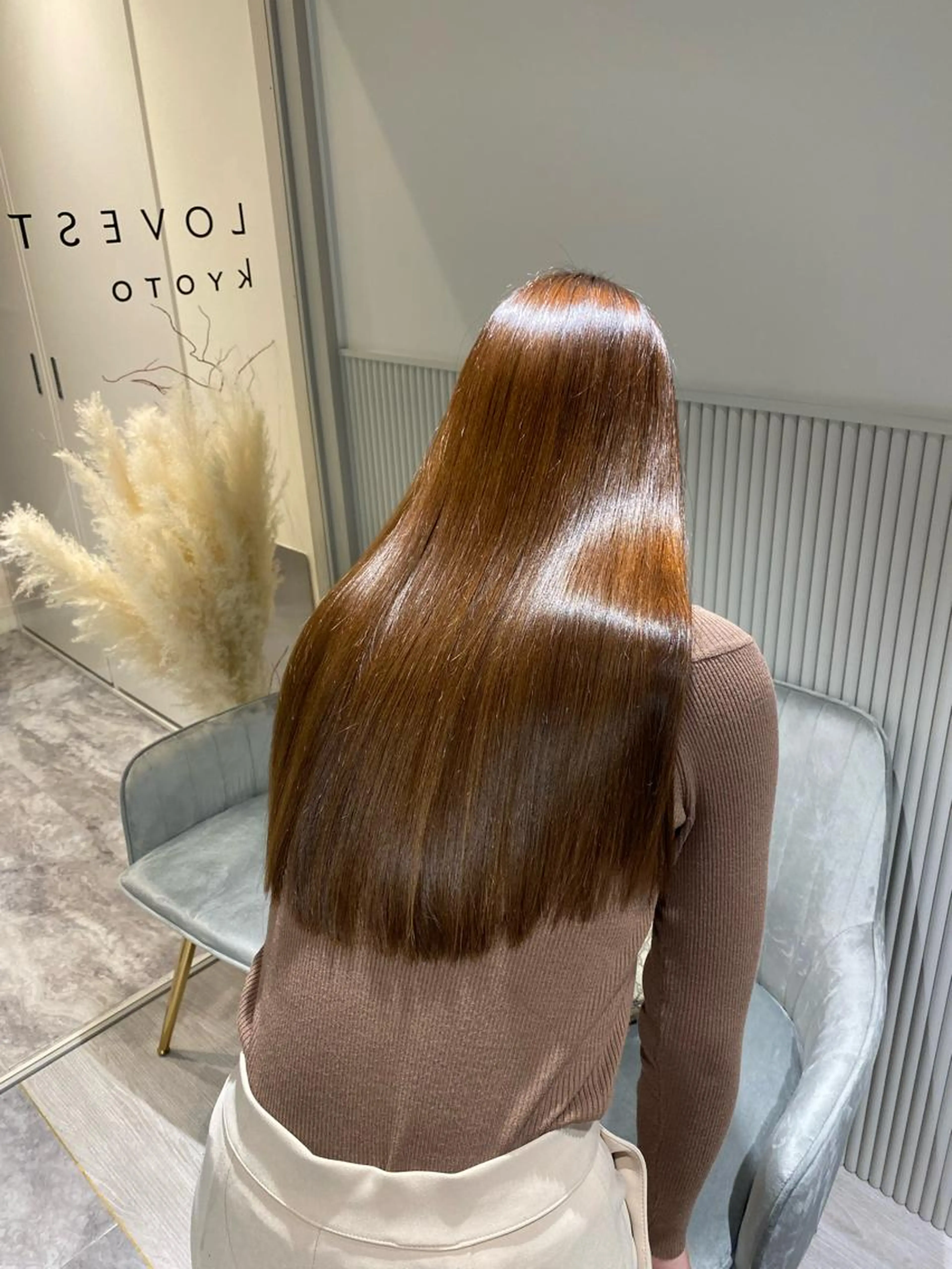 ロングヘア限定/メンテナンスカット/髪質改善艶カラー/トリートメントの写真