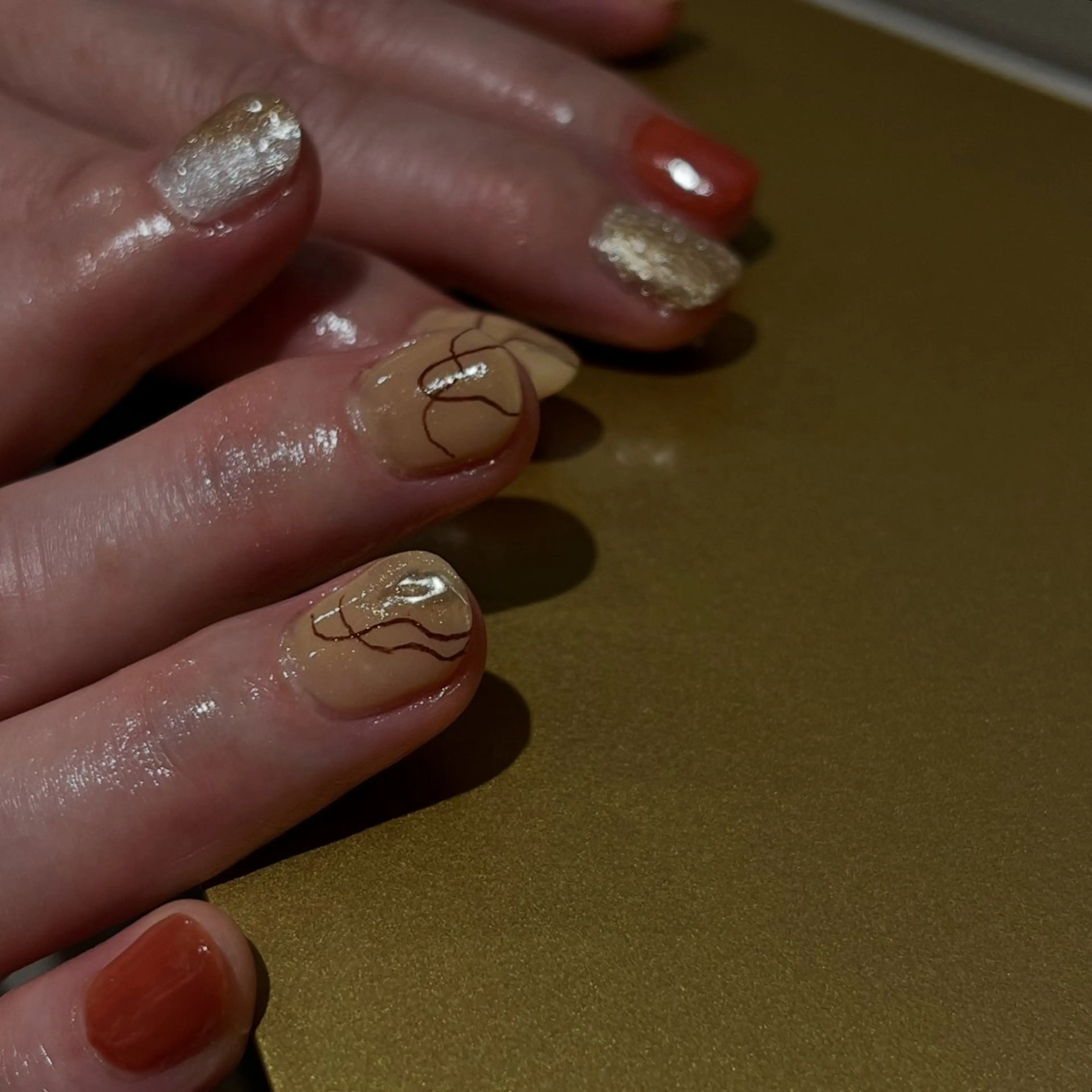 ネイル 谷田部 結衣のネイルデザイン