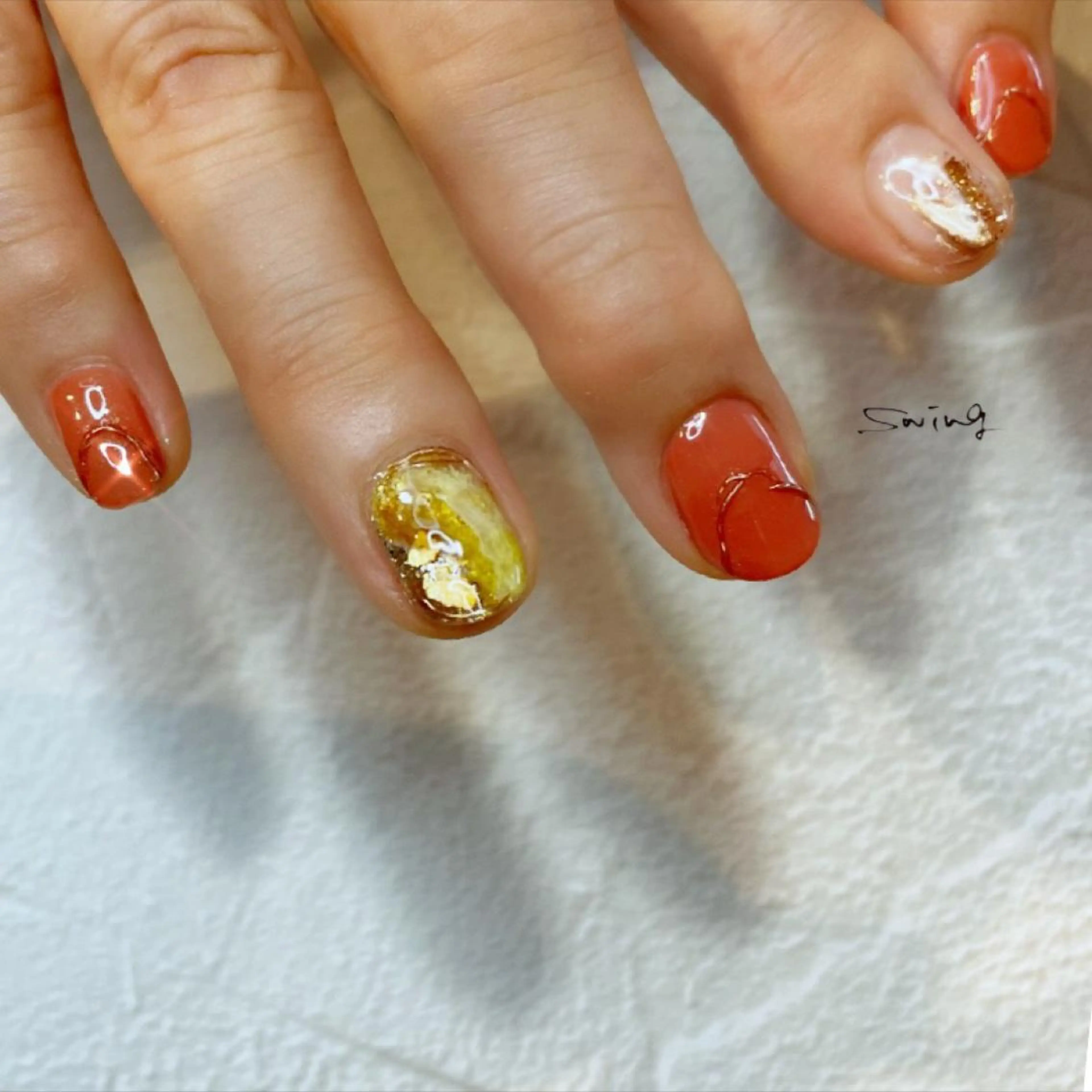 ネイル ニュアンスネイル SWING Nail Salon所属・Yoshida Takakoのネイルデザイン