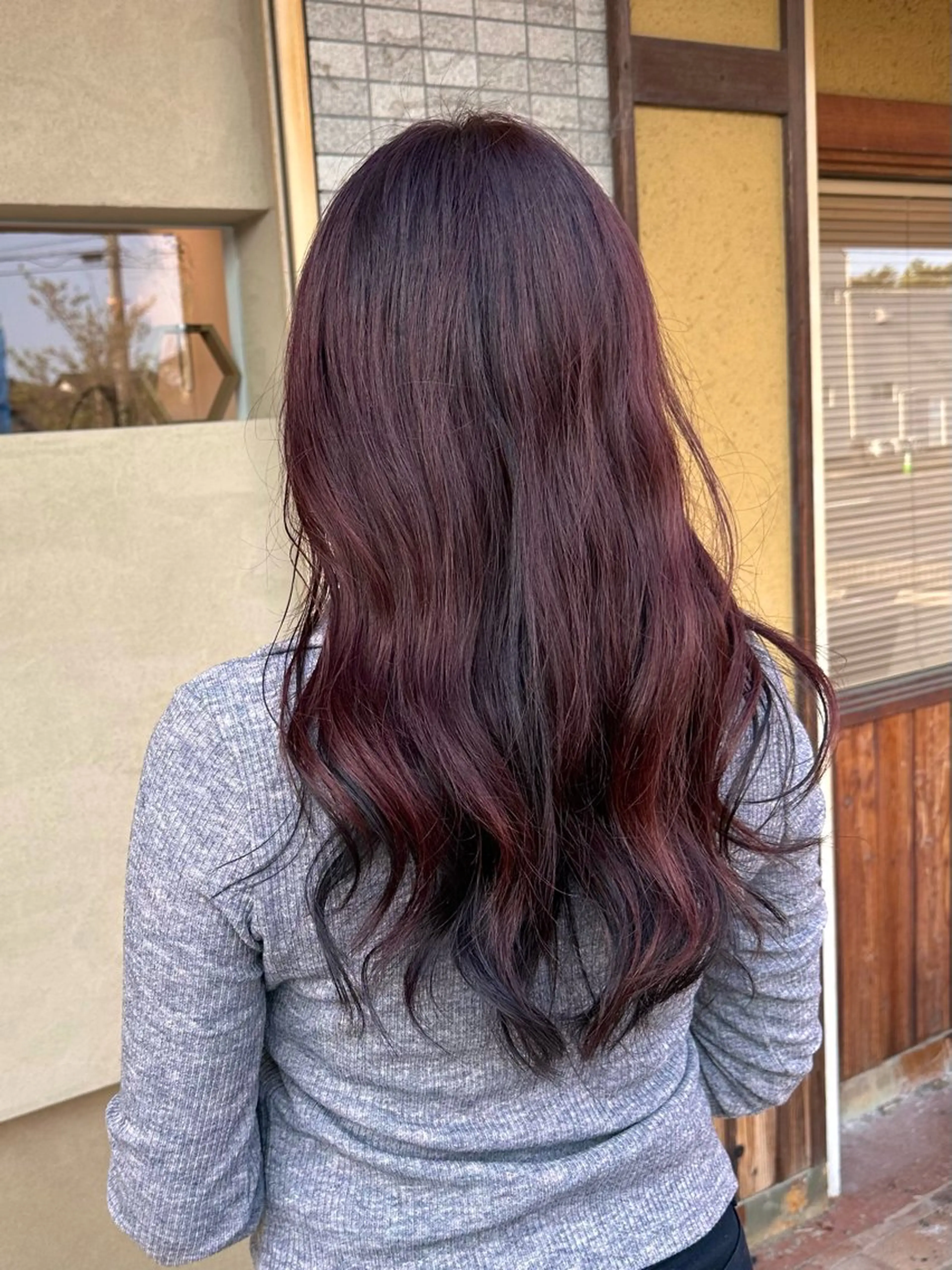 ロング ツヤ感/透明感カラー /蟹江/harunaのヘアスタイル