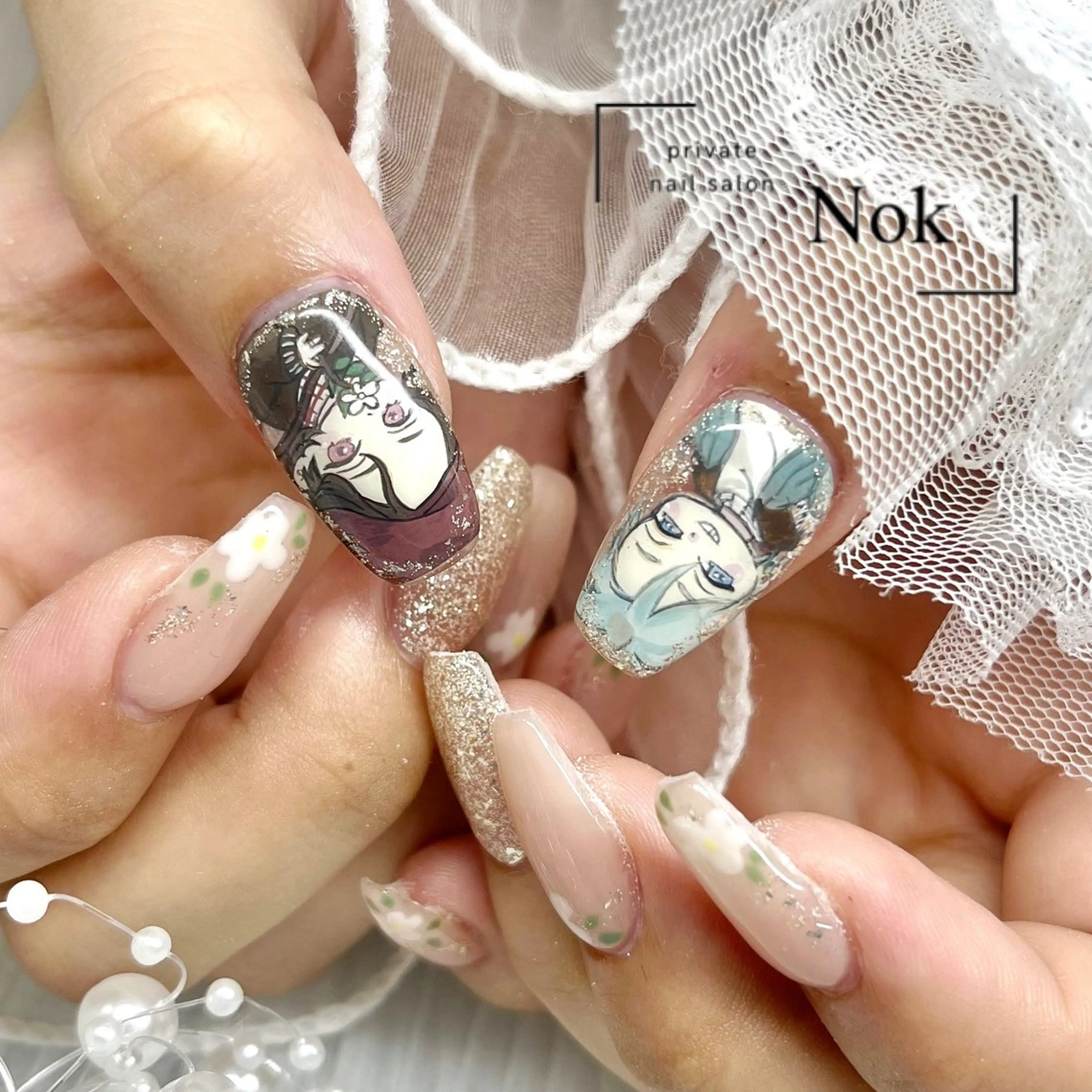 ネイル ハンドネイル 池袋痛ネイル Nok. 渡辺のネイルデザイン