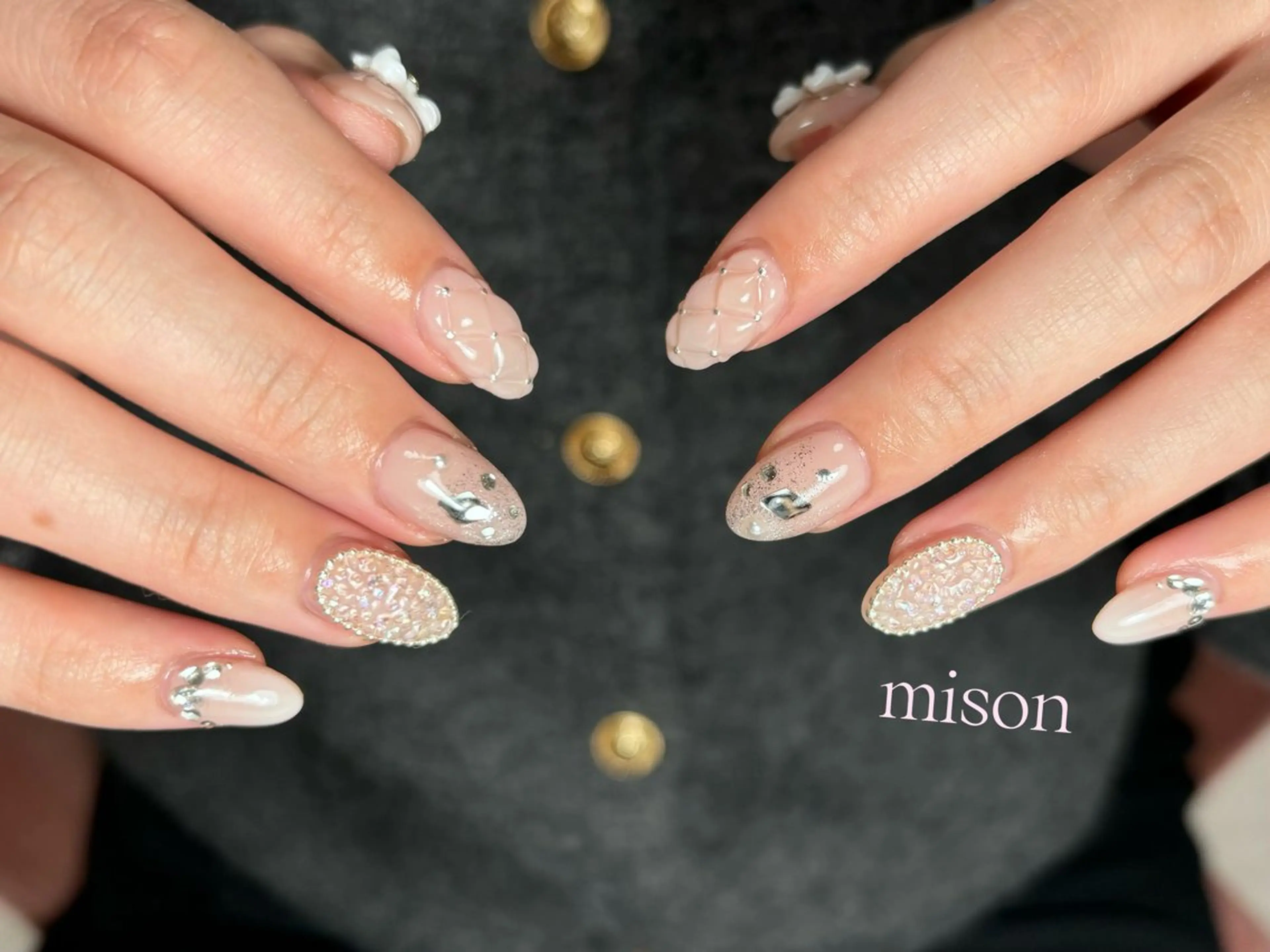 ネイル 持ち込み mison所属・mison 安形友花のネイルデザイン