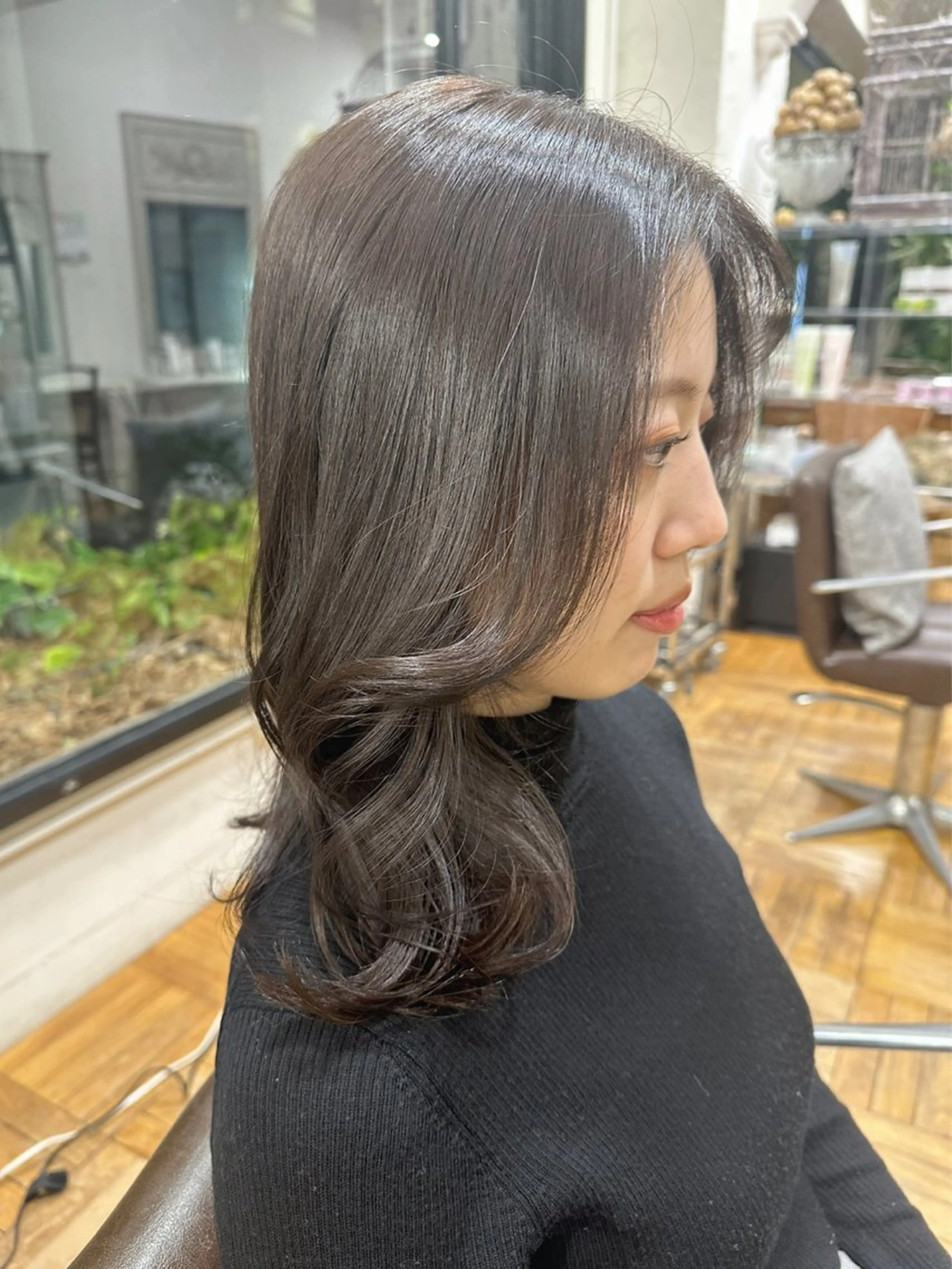 セミロング カット ヘアカラー トリートメント /カット /るかのヘアスタイル