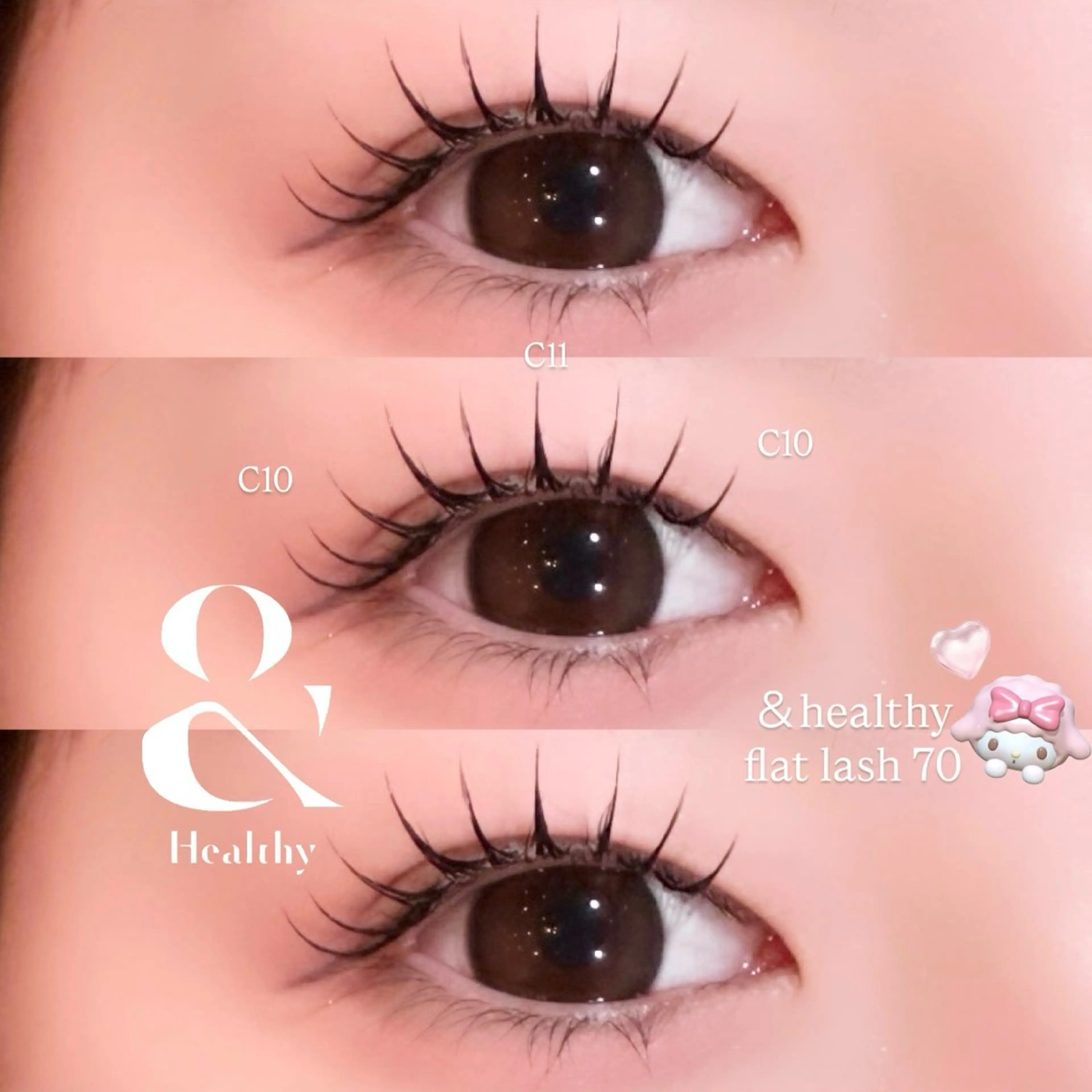 マツエク・マツパ フラットラッシュ マツエク 千島 里歩のマツエク・マツパデザイン