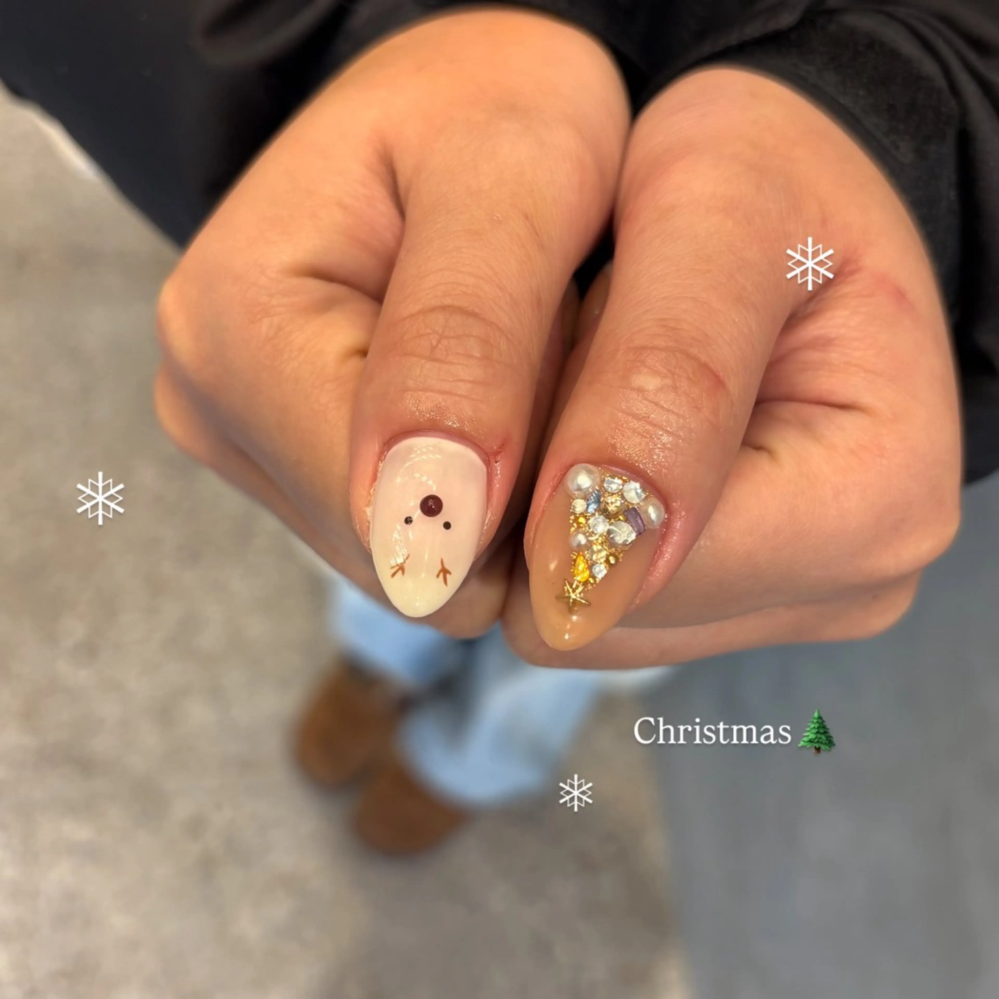 ネイル ハンドネイル She nail studio 原宿所属・パラジェル有/ スカルプ/mahoのネイルデザイン