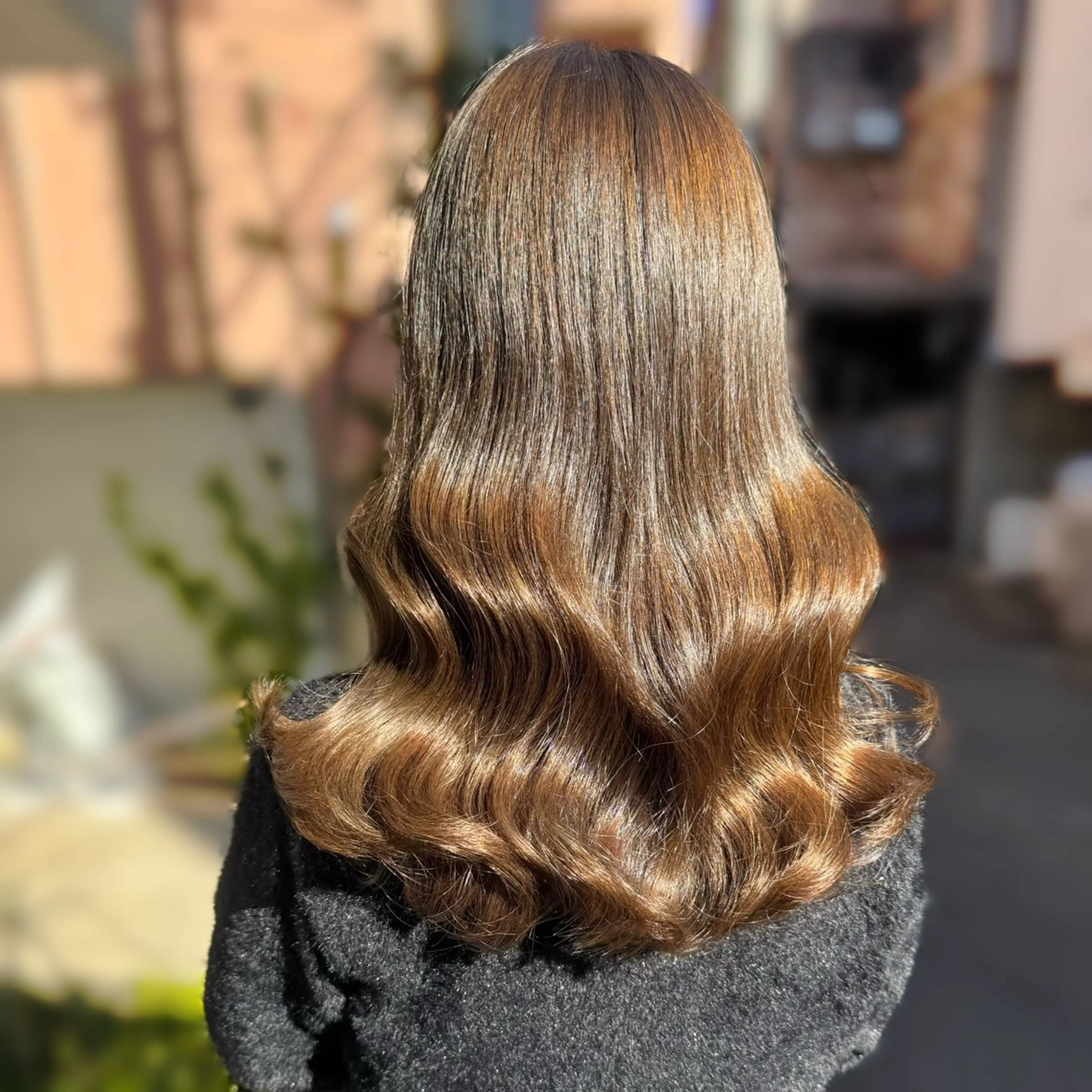 ロング カラー カット ヘアカラー トリートメント ブリーチなしカラー kana🐱のヘアスタイル