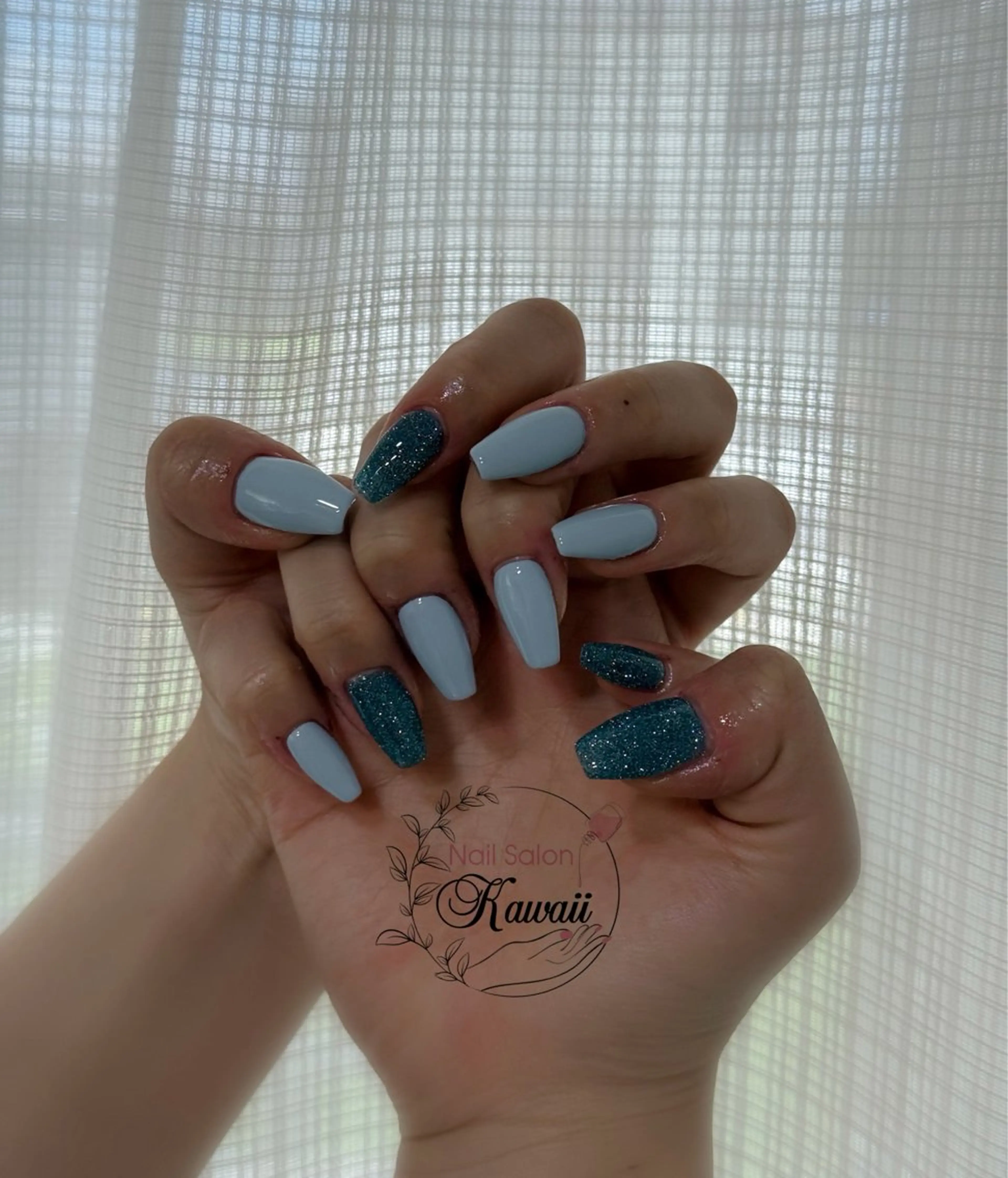 ネイル アートネイル 長さ出し フレンチネイル ジェルネイル 韓国ネイル Kawaii Nail Salon所属・YURI NAIL NARITAのネイルデザイン