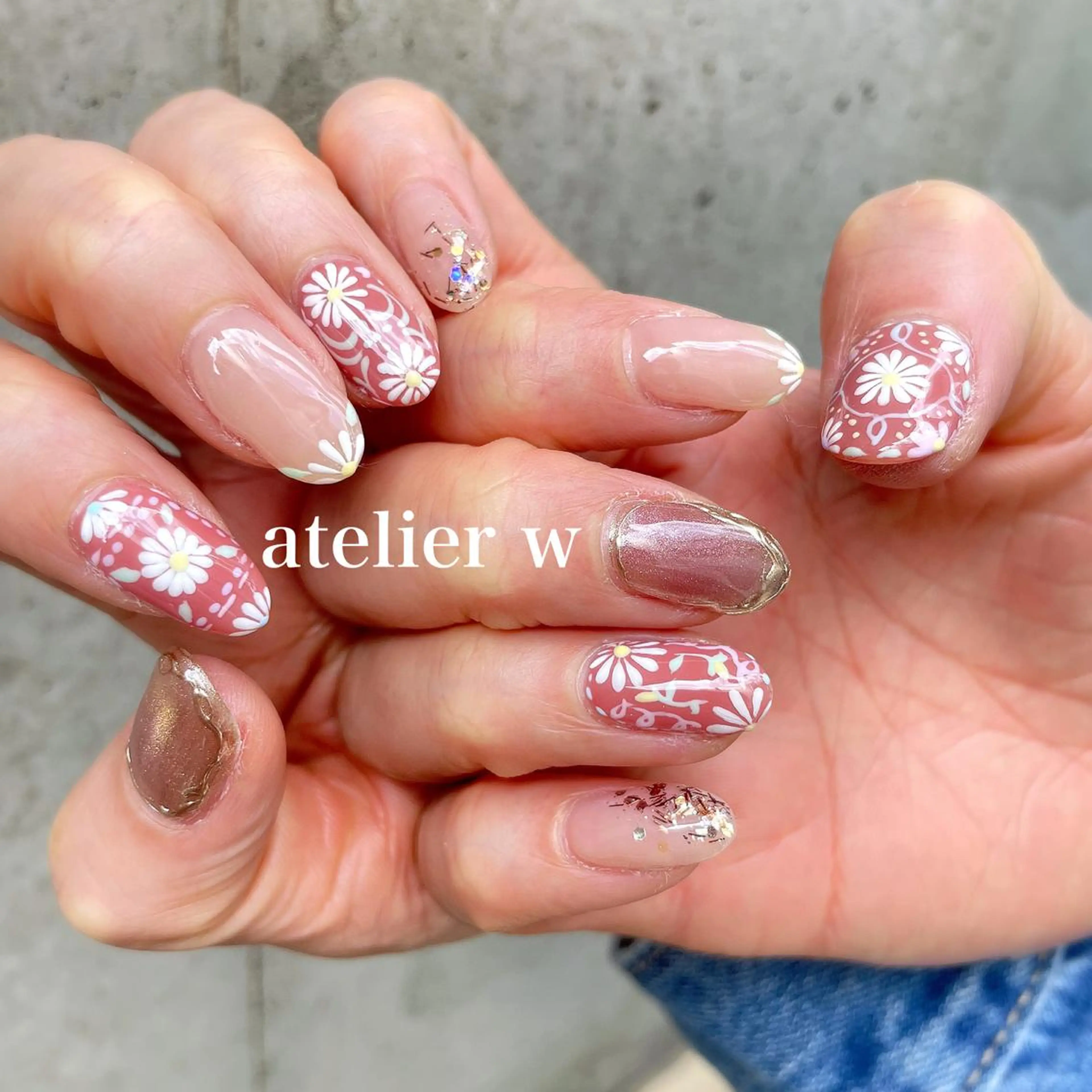 ネイル atelier w/tetoro所属・高橋 わかなのネイルデザイン