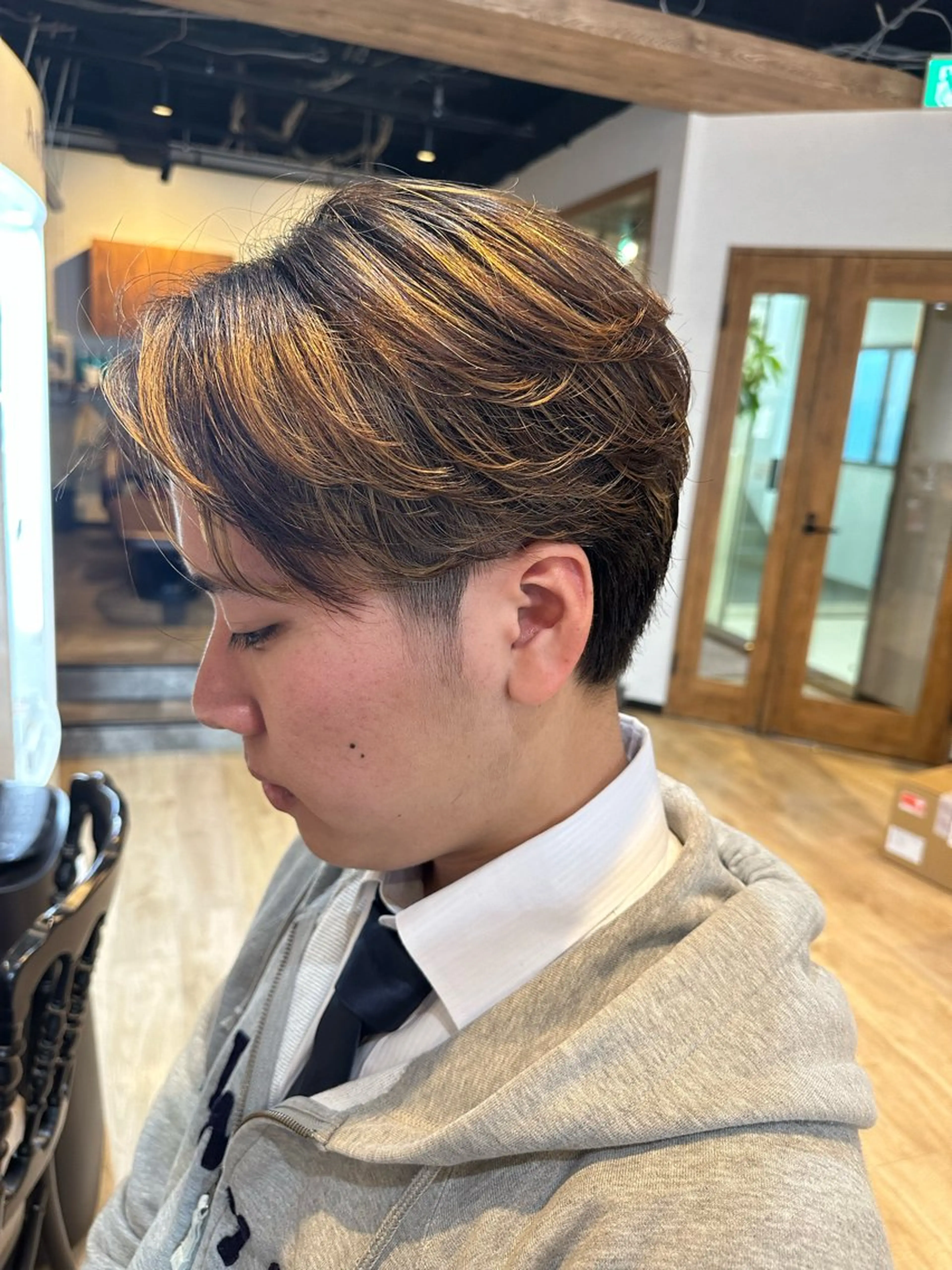 メンズ エステ リラク 髪質改善&ストレート ‪✂︎‬鈴木青樹のヘアスタイル