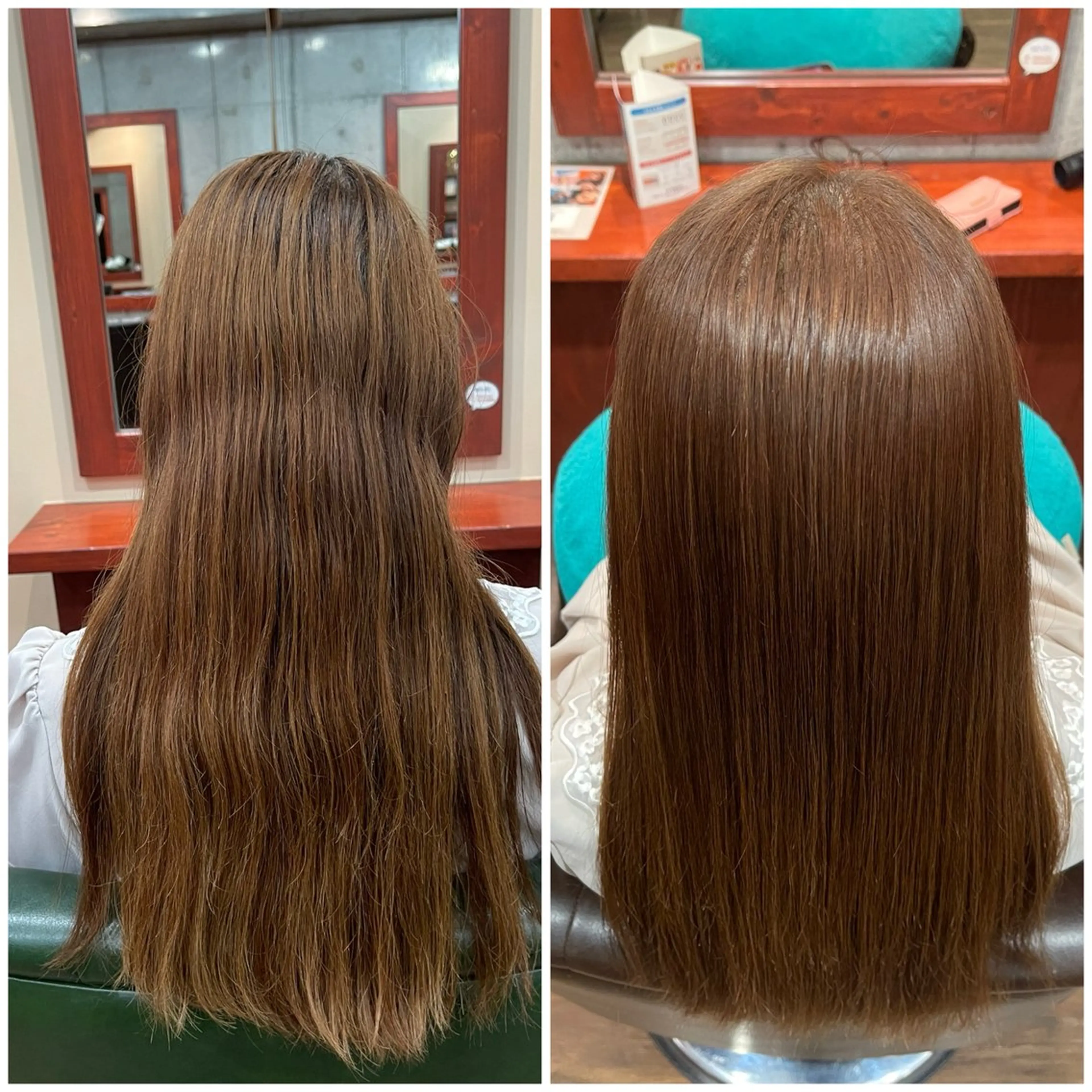 ロング 縮毛矯正 テライ ケイショウのヘアスタイル