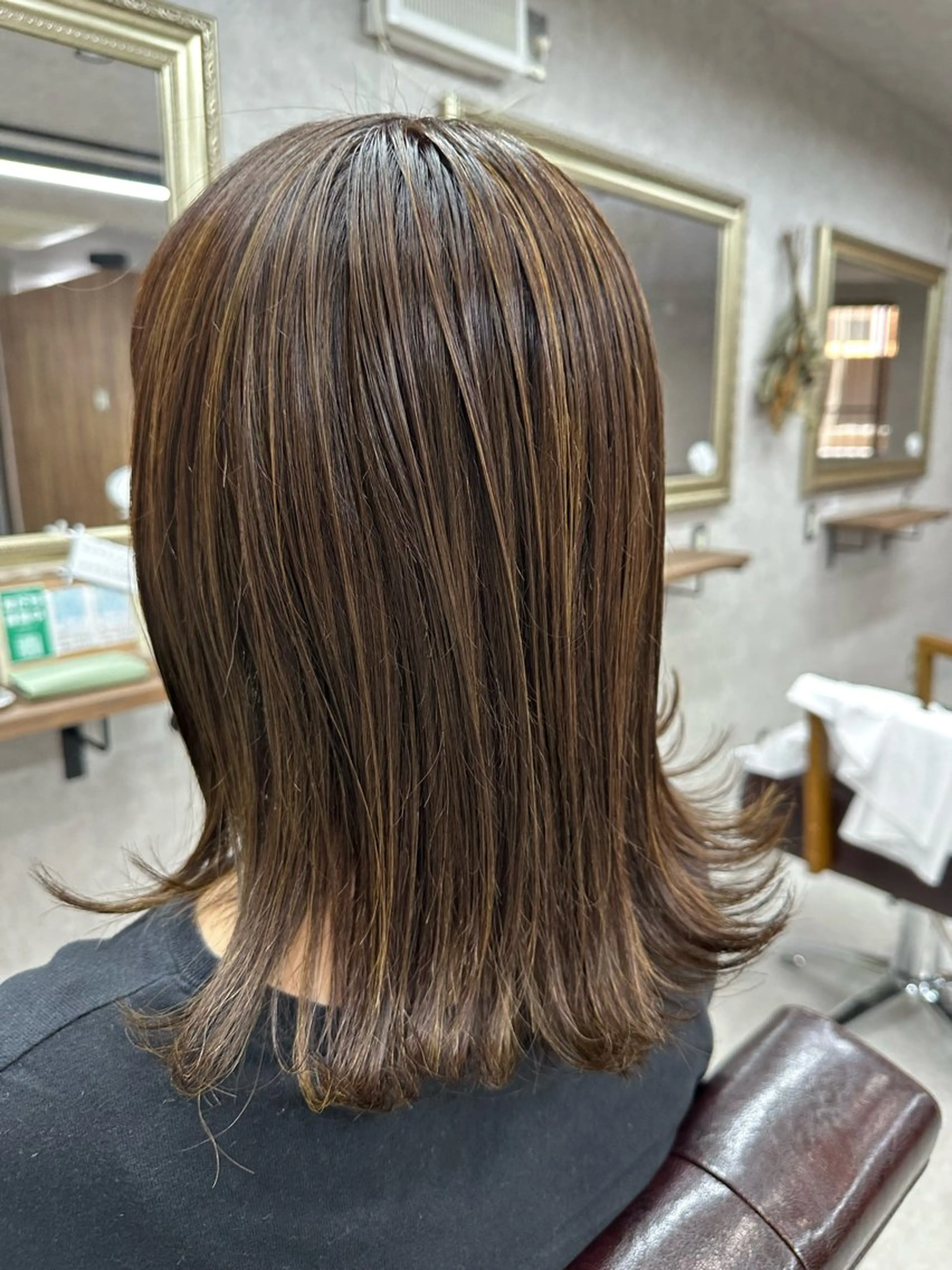 ロング カラー カット ヘアカラー トリートメント Lien 深井店のヘアスタイル
