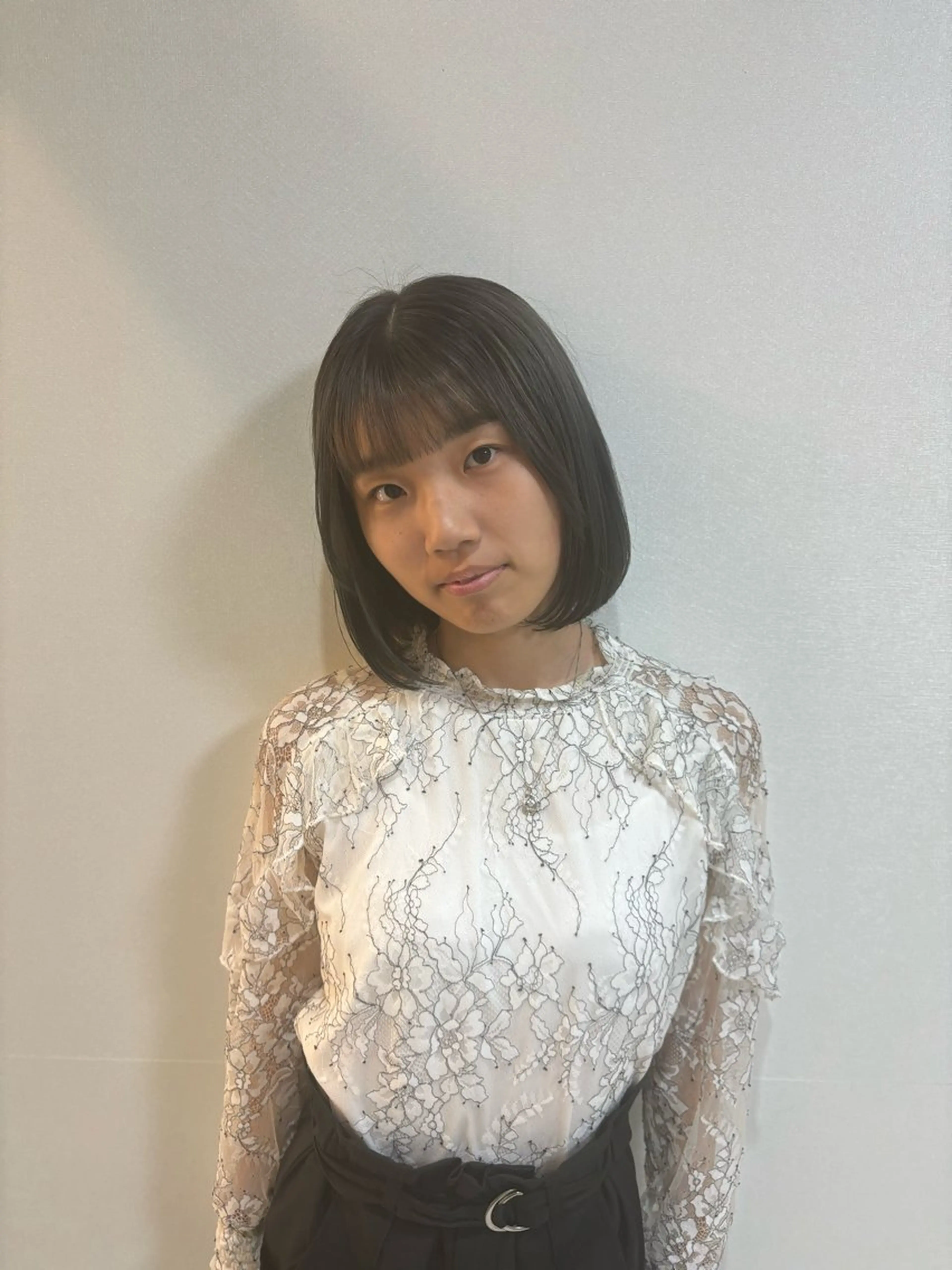 ショート ボブ 札幌パーマ 髪質改善/後藤海音のヘアスタイル