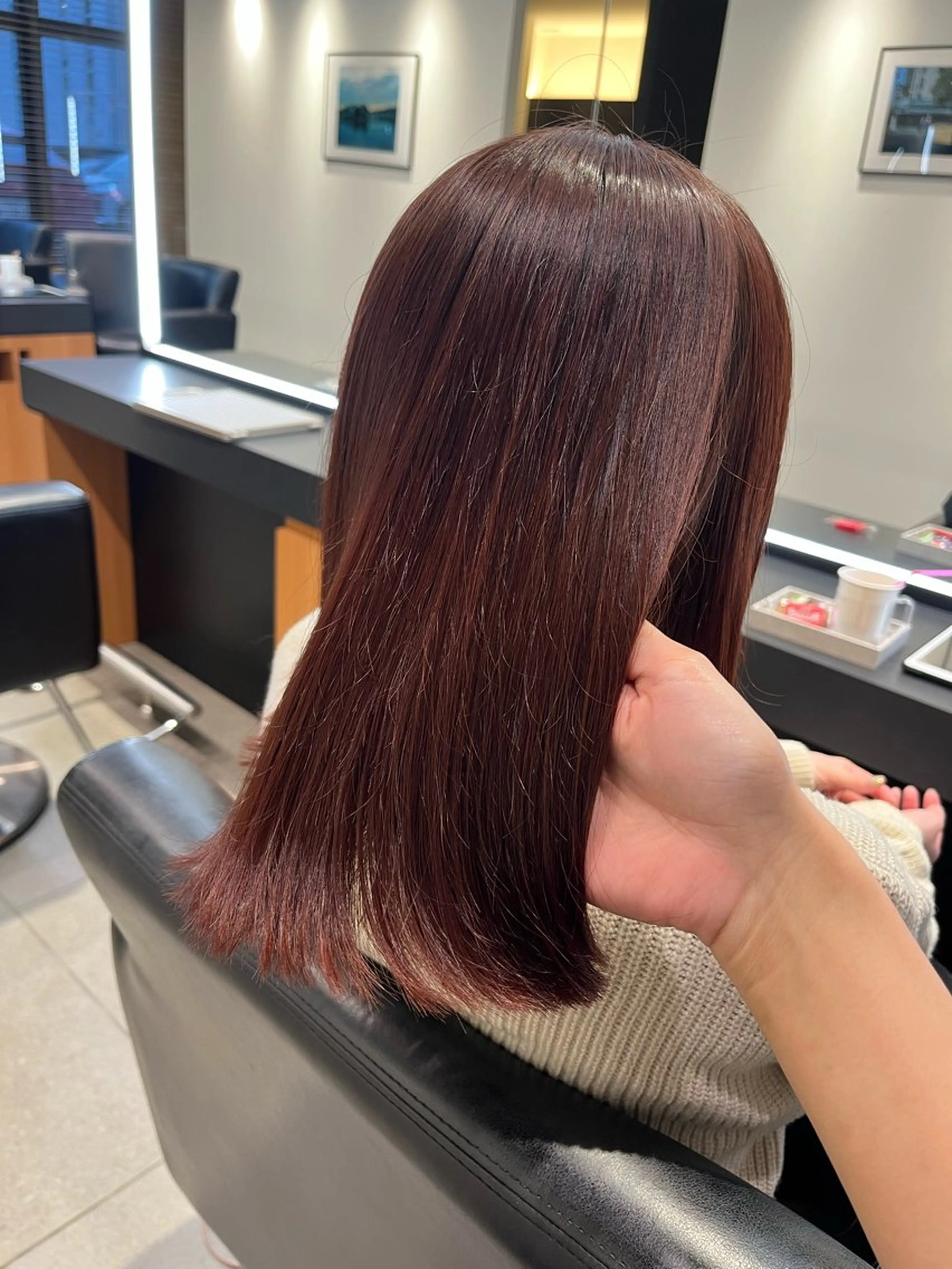 ミディアム AYU (ému) 伏見/髪質改善のヘアスタイル