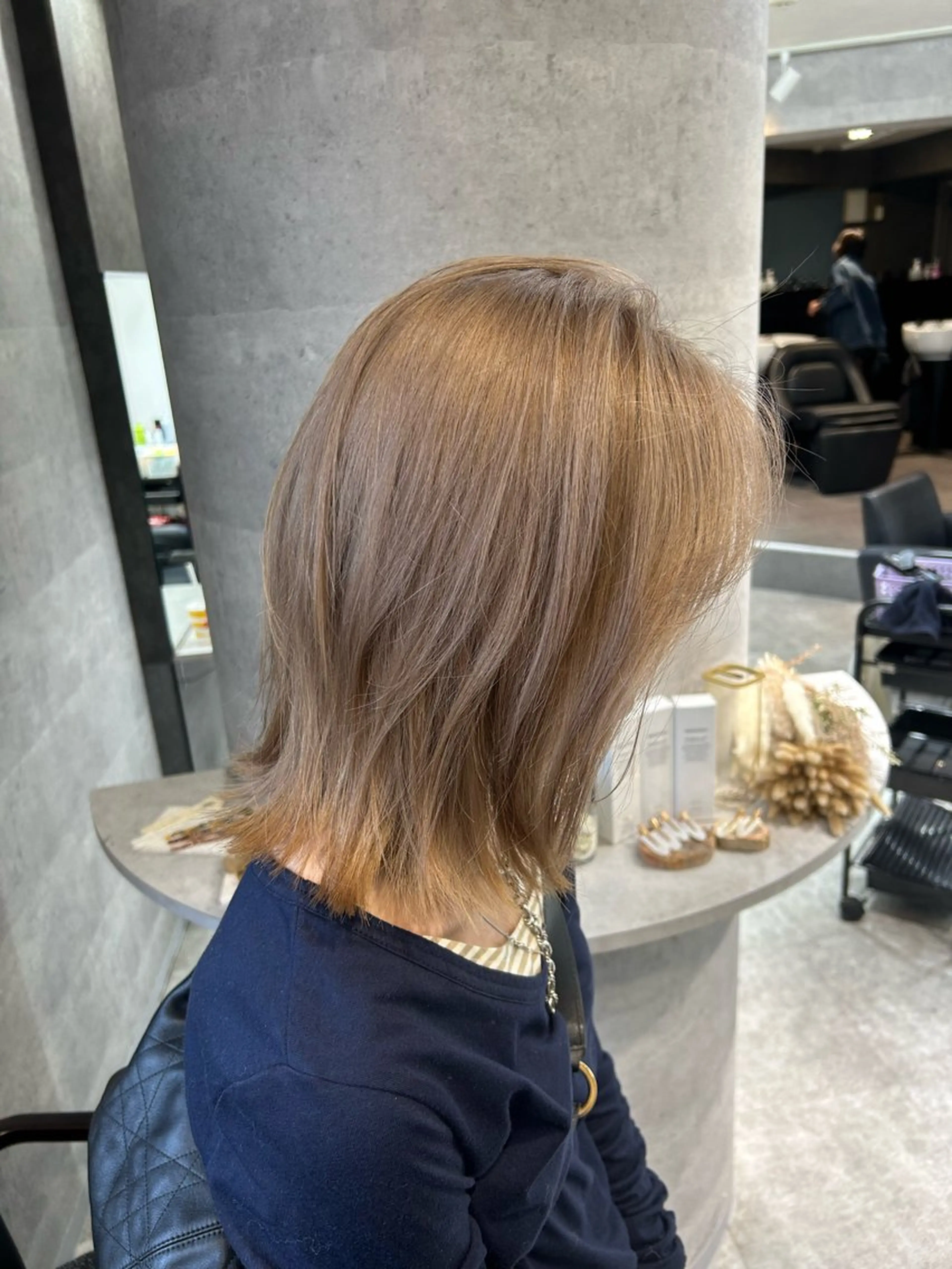 ミディアム カラー 外国人風ヘア/ 髪質改善/ayacaのヘアスタイル