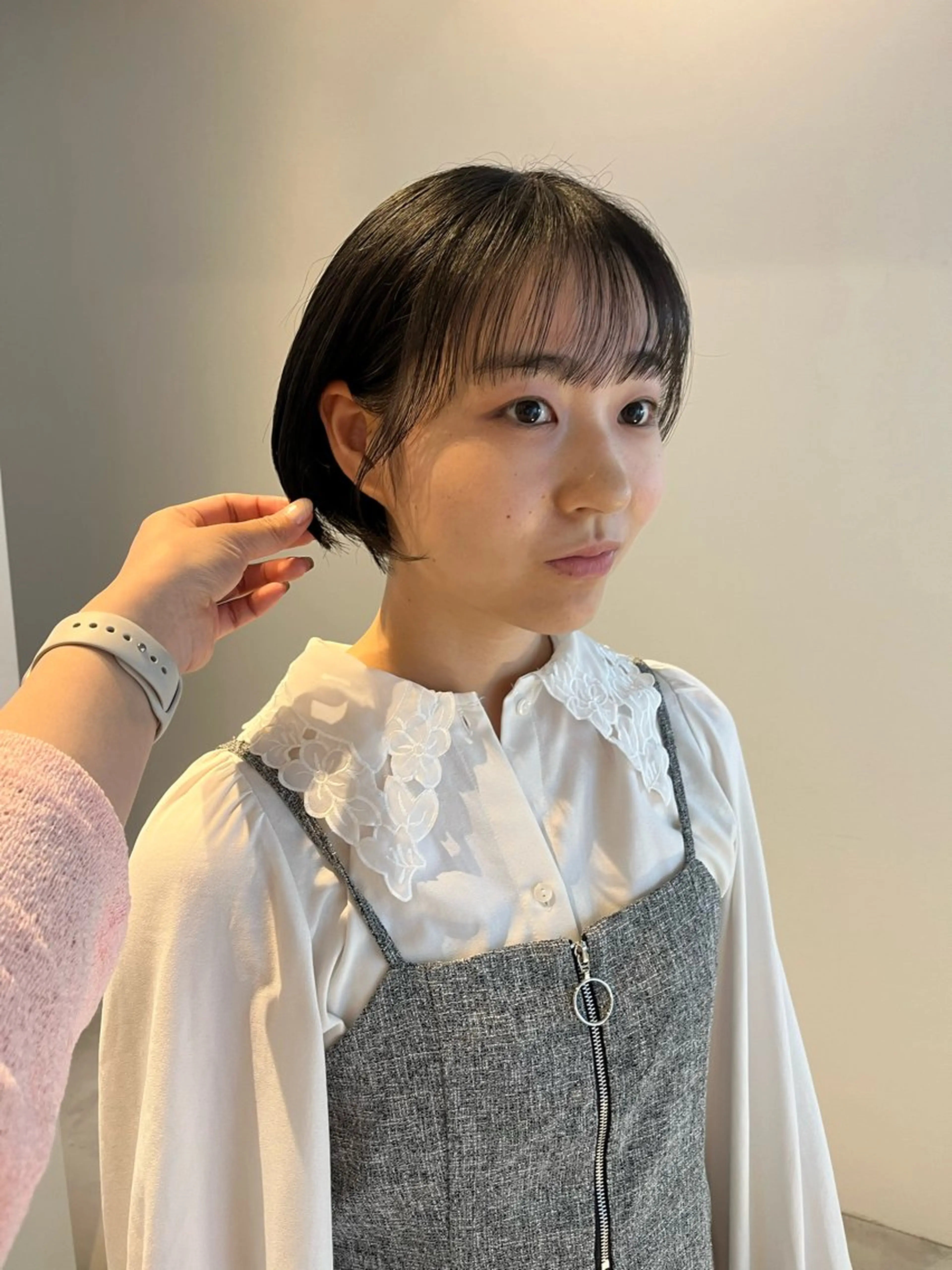 ショート ショートボブ ボブ ショートヘア ALLYS 渋谷店所属・最高級の艶のある カラーmei🎨のヘアスタイル