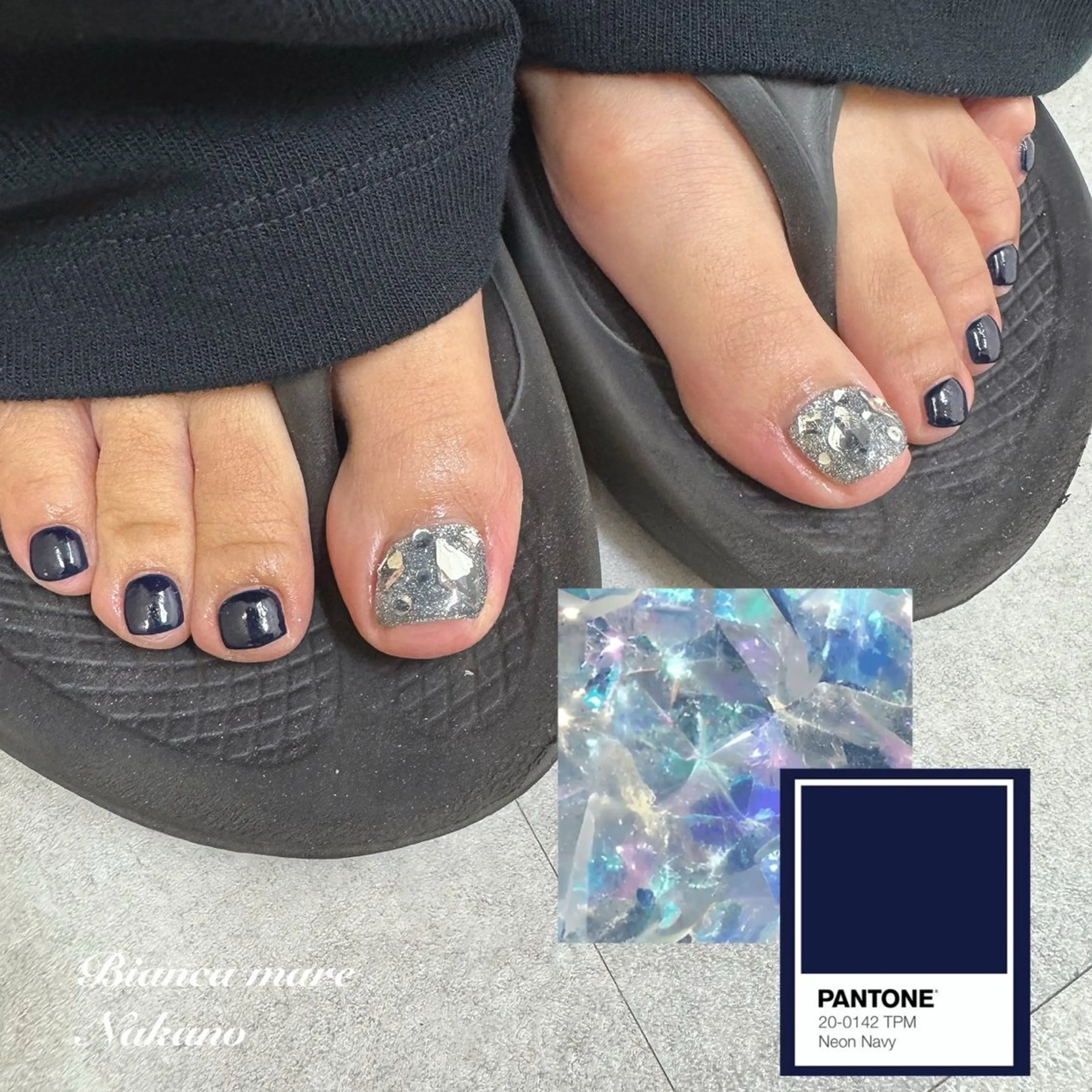 フット🦶🏻ワンポイントアート¥6500🪩✨️《パラジェル登録店》【中野・高円寺・阿佐ヶ谷】の写真