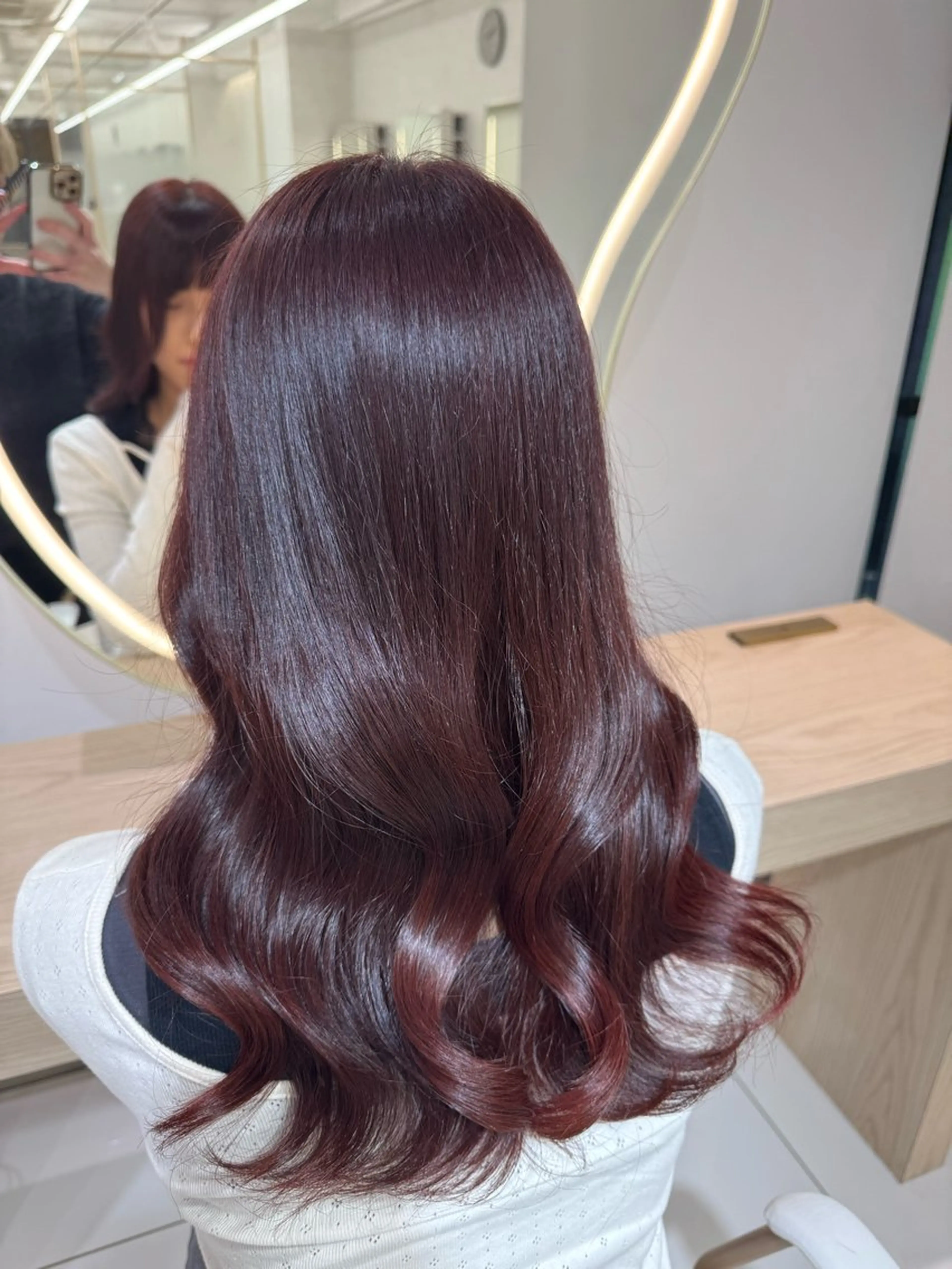 ロング カラー ヘアカラー 顔まわりカット/ カラー/西野和裕のヘアスタイル