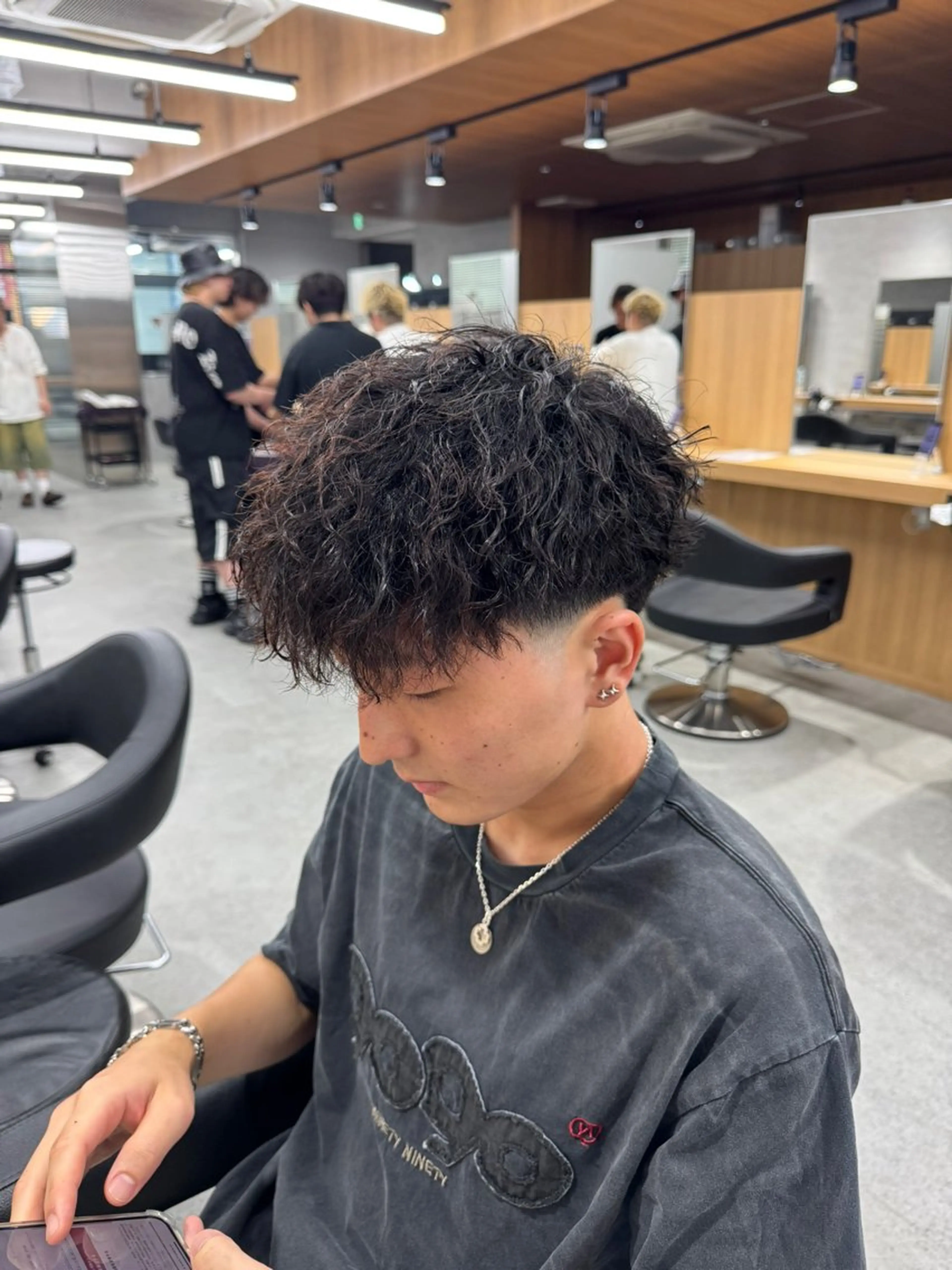 パーマ メンズ パーマ特化 まなるのヘアスタイル