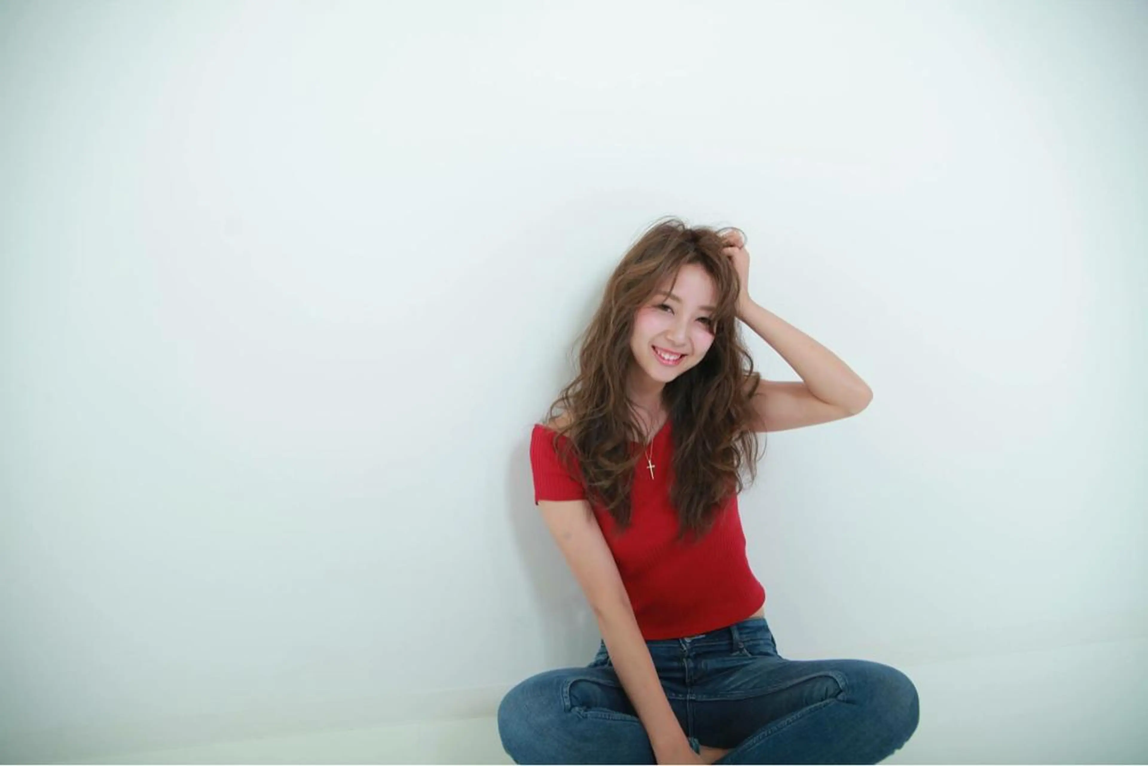 ロング カラー ヘアアレンジ knock【ノック】所属・烏丸韓国ヘア🇰🇷 ayaka🎀のヘアスタイル