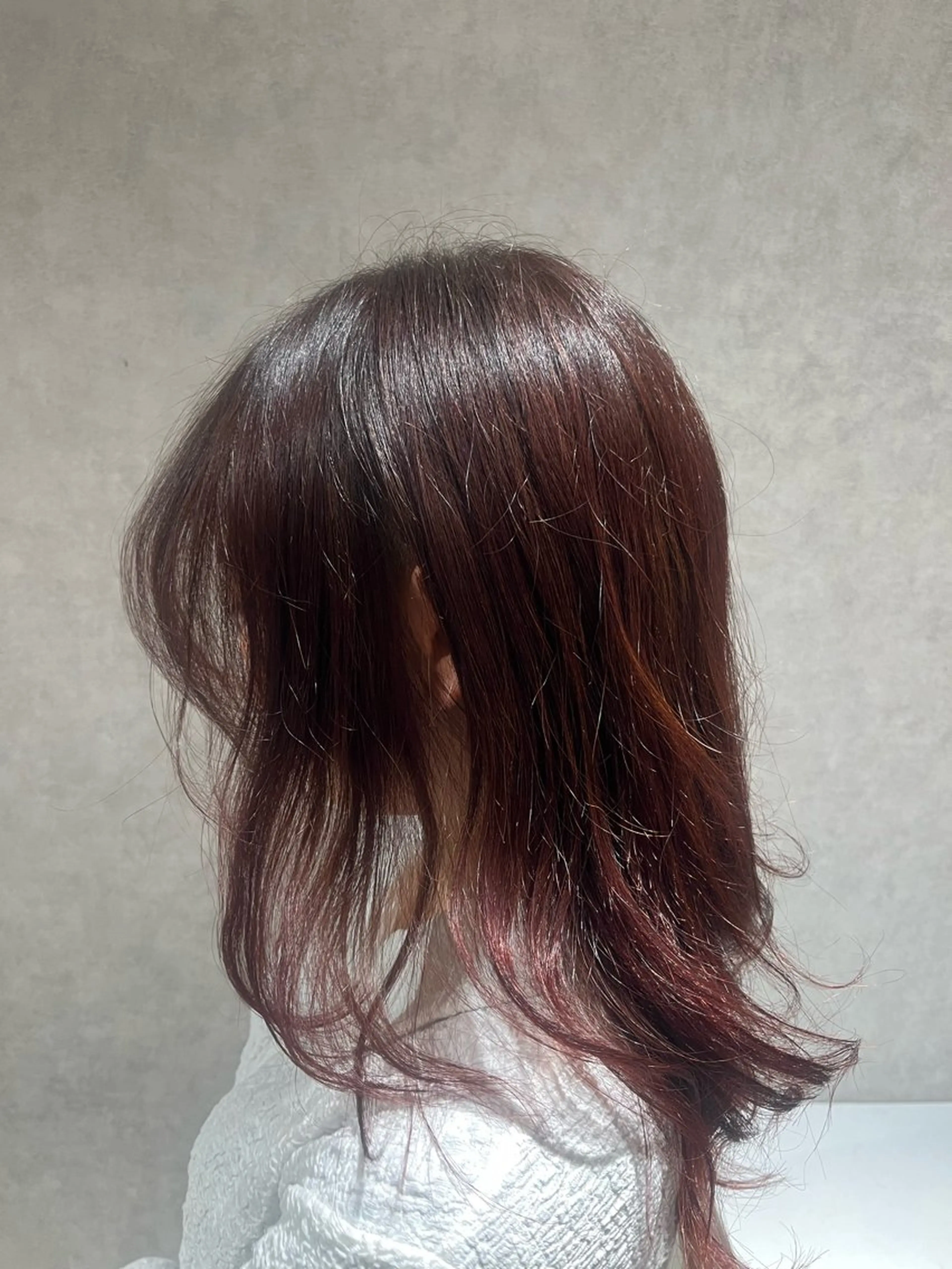 ミディアム 茶園 空のヘアスタイル