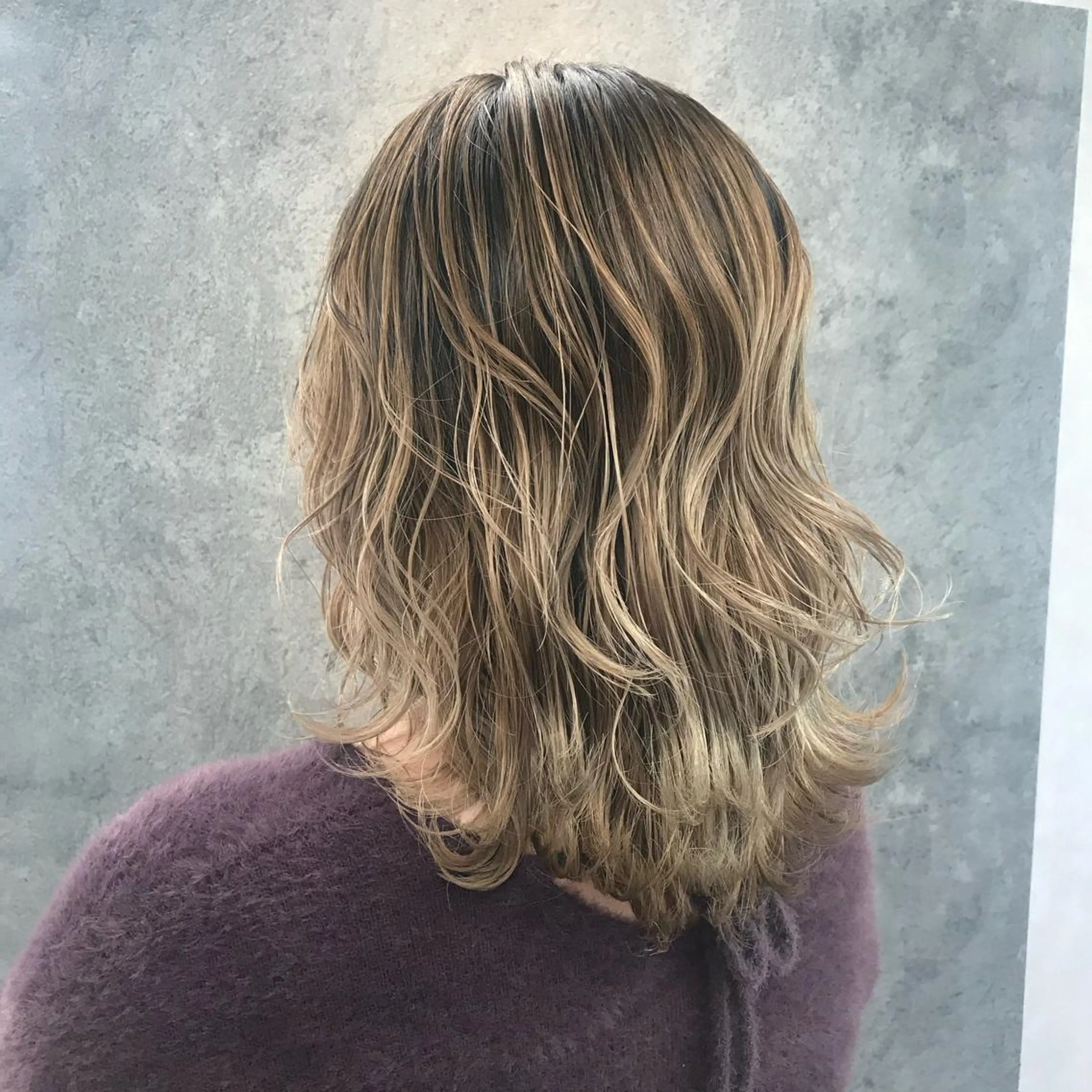 セミロング 外国人風カラー カット ヘアカラー トリートメント 所渉/韓国レイヤー /ウルフカットのヘアスタイル