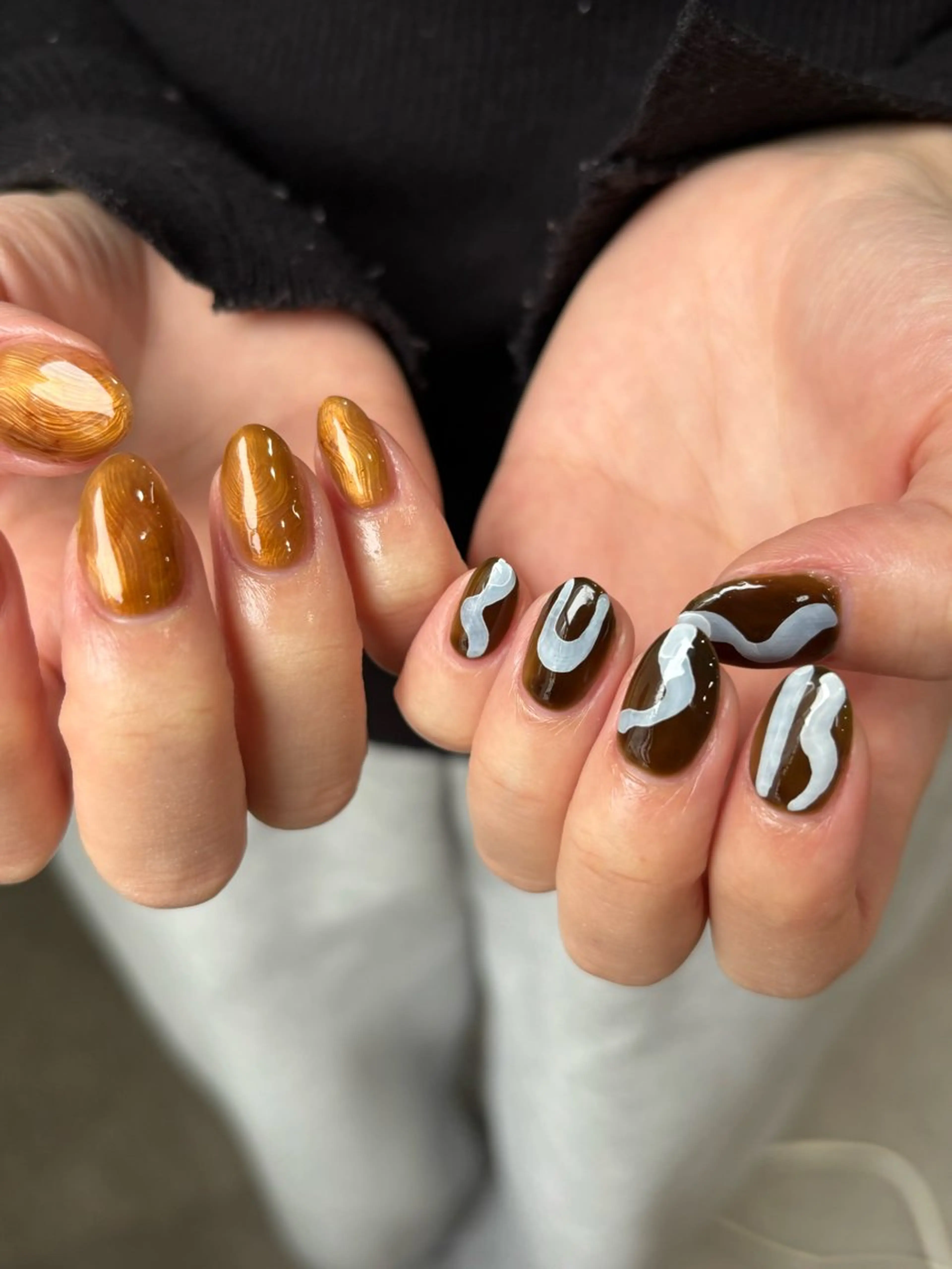 ネイル ラメ(グリッター) ogura maoのネイルデザイン