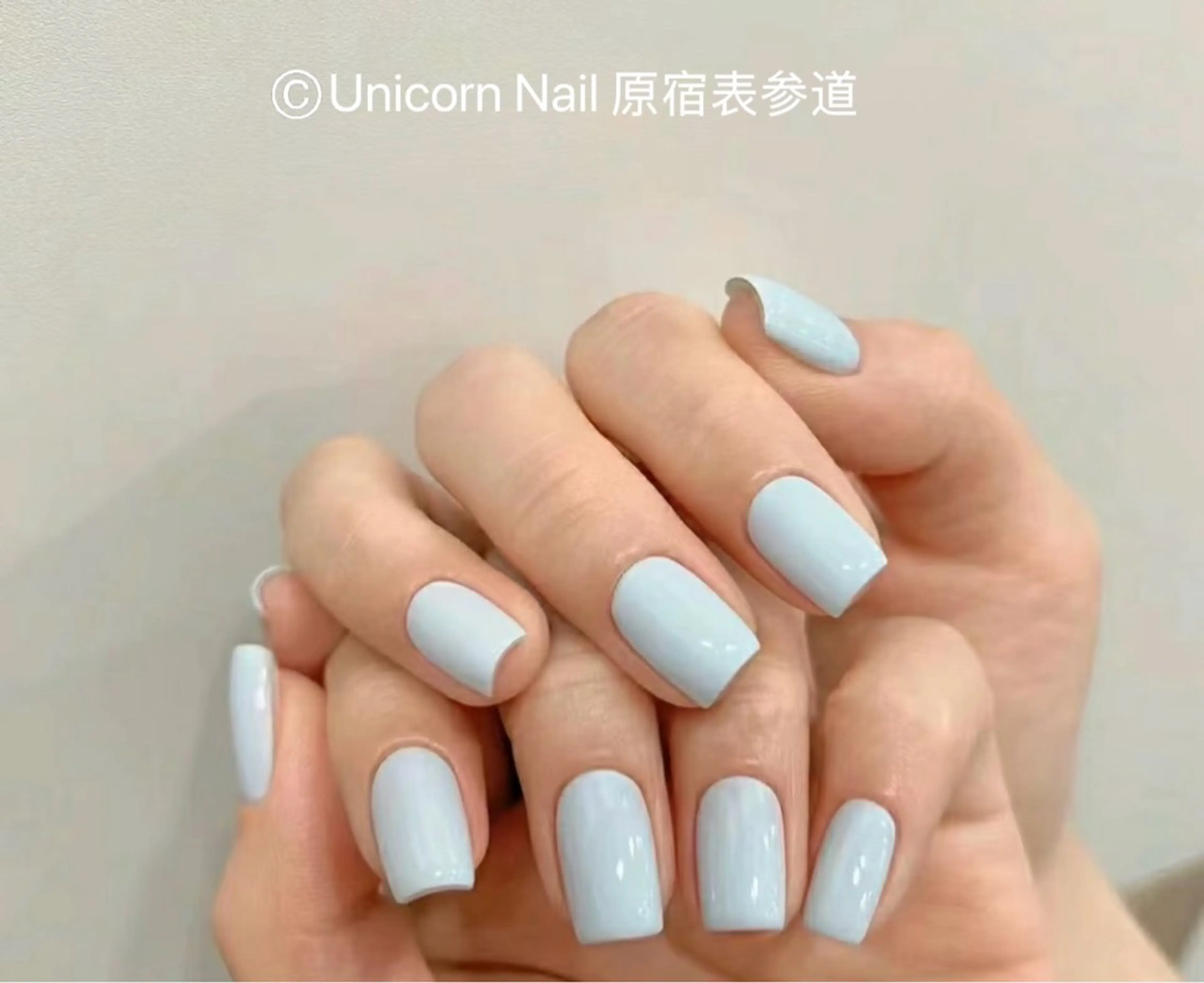 ネイル ワンカラーネイル ハンドネイル Unicorn Nail原宿表参道のネイルデザイン