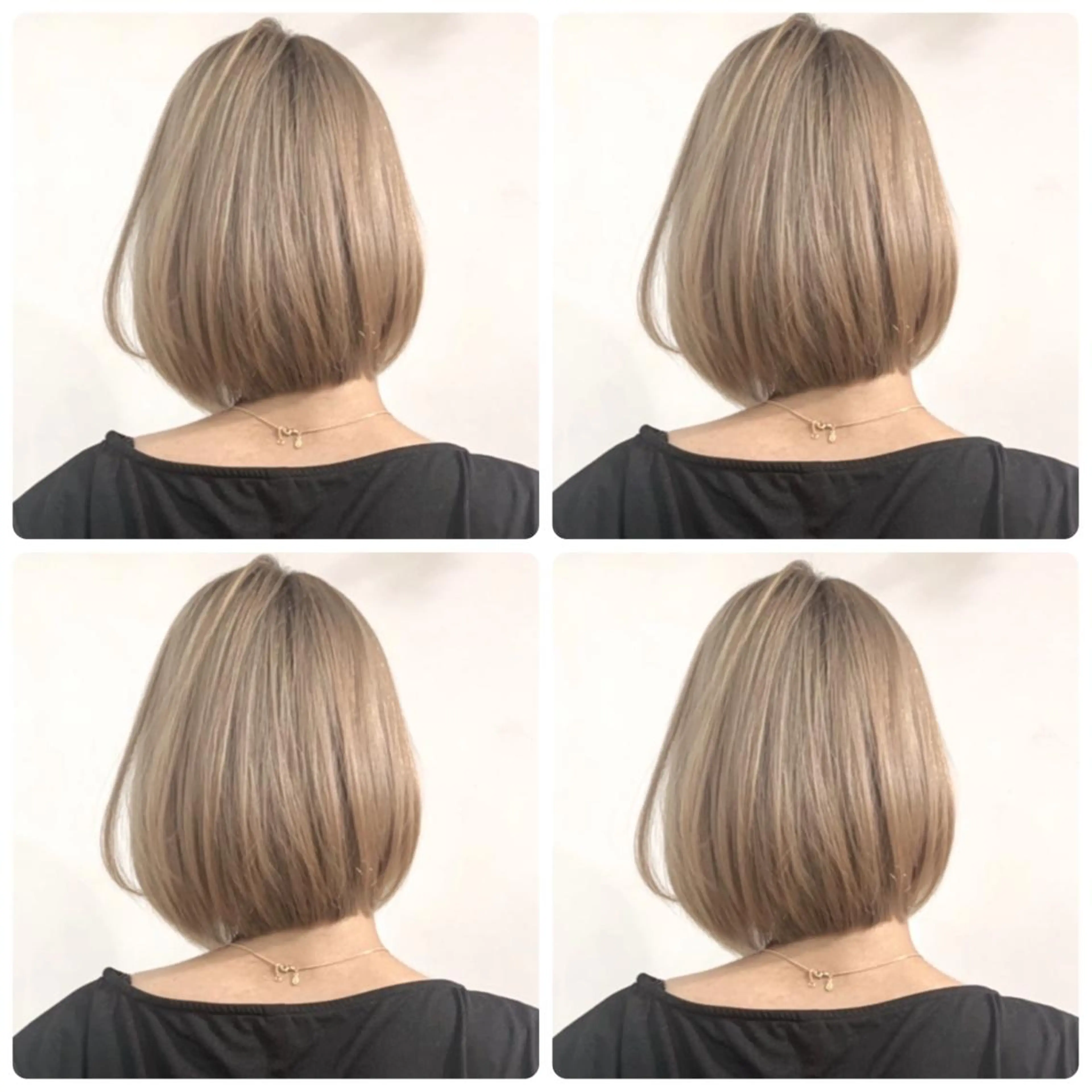 ショート カラー アッシュ バレイヤージュ ブリーチ デザインカラー グレージュ ヘアカラー トリートメント 京都大人女性ショート 徒歩1分/秋山のヘアスタイル