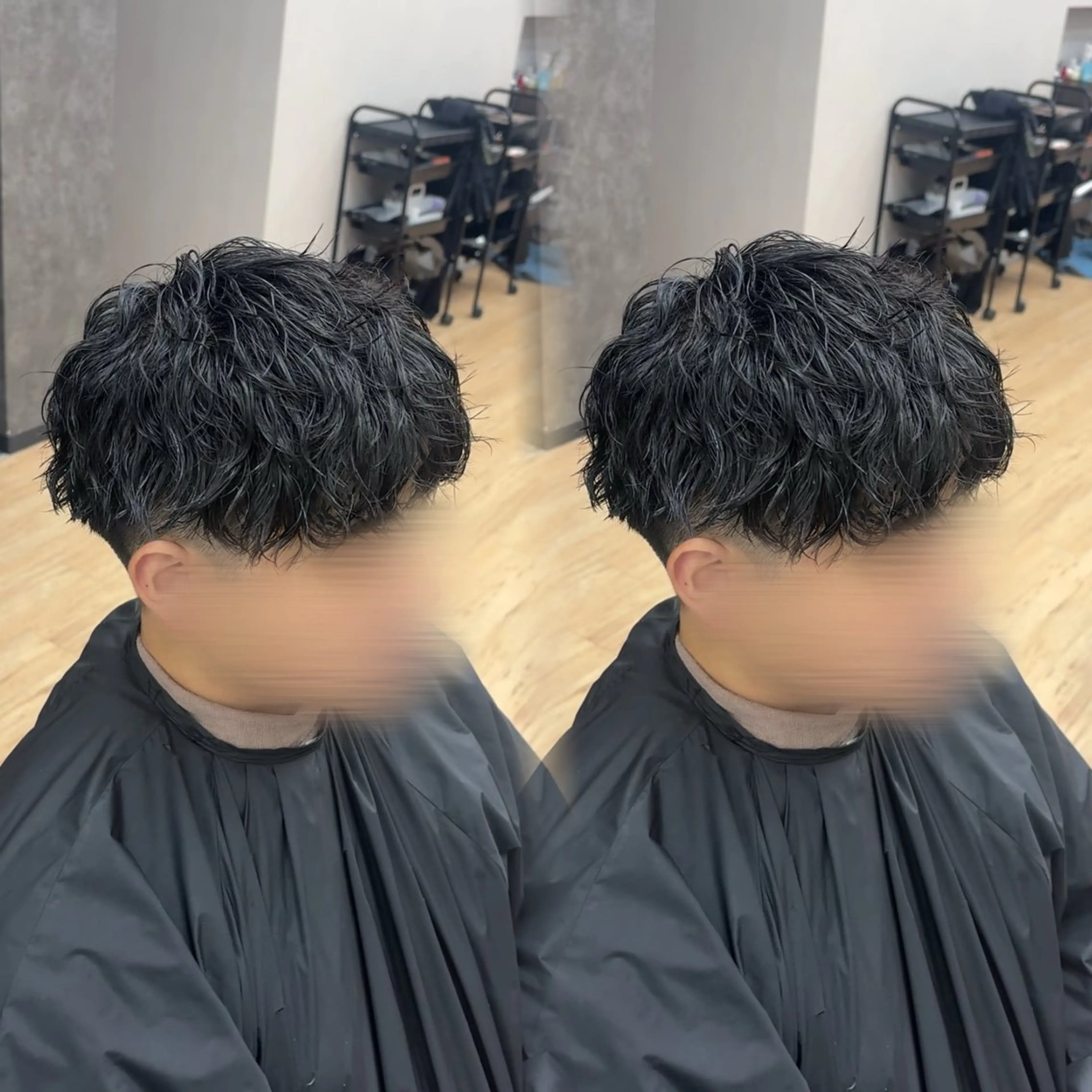 メンズ カット パーマ 吉成 葉南のヘアスタイル