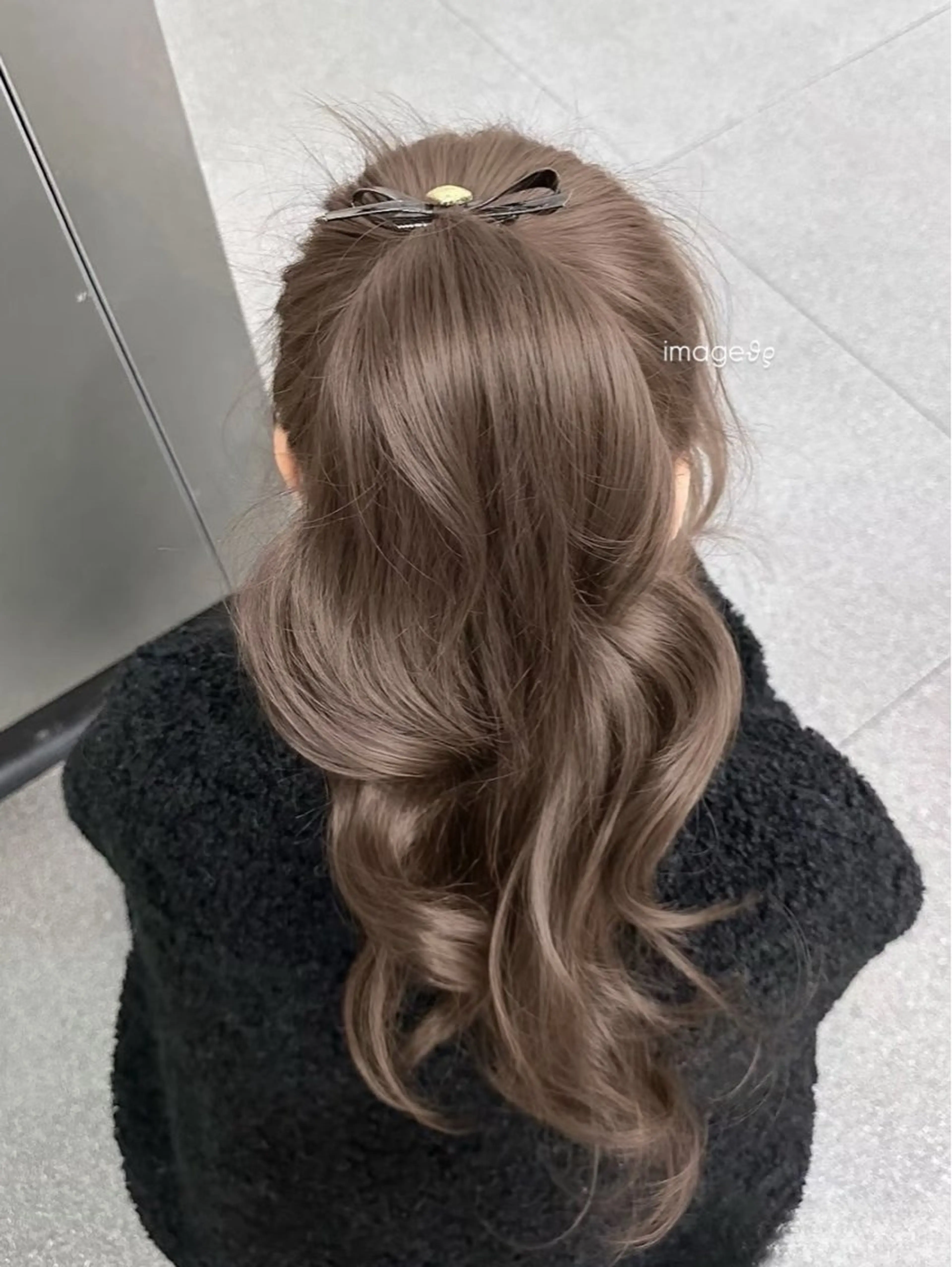 カラー ヘアカラー 透ける透明感カラー 🤍anju🎀のヘアスタイル