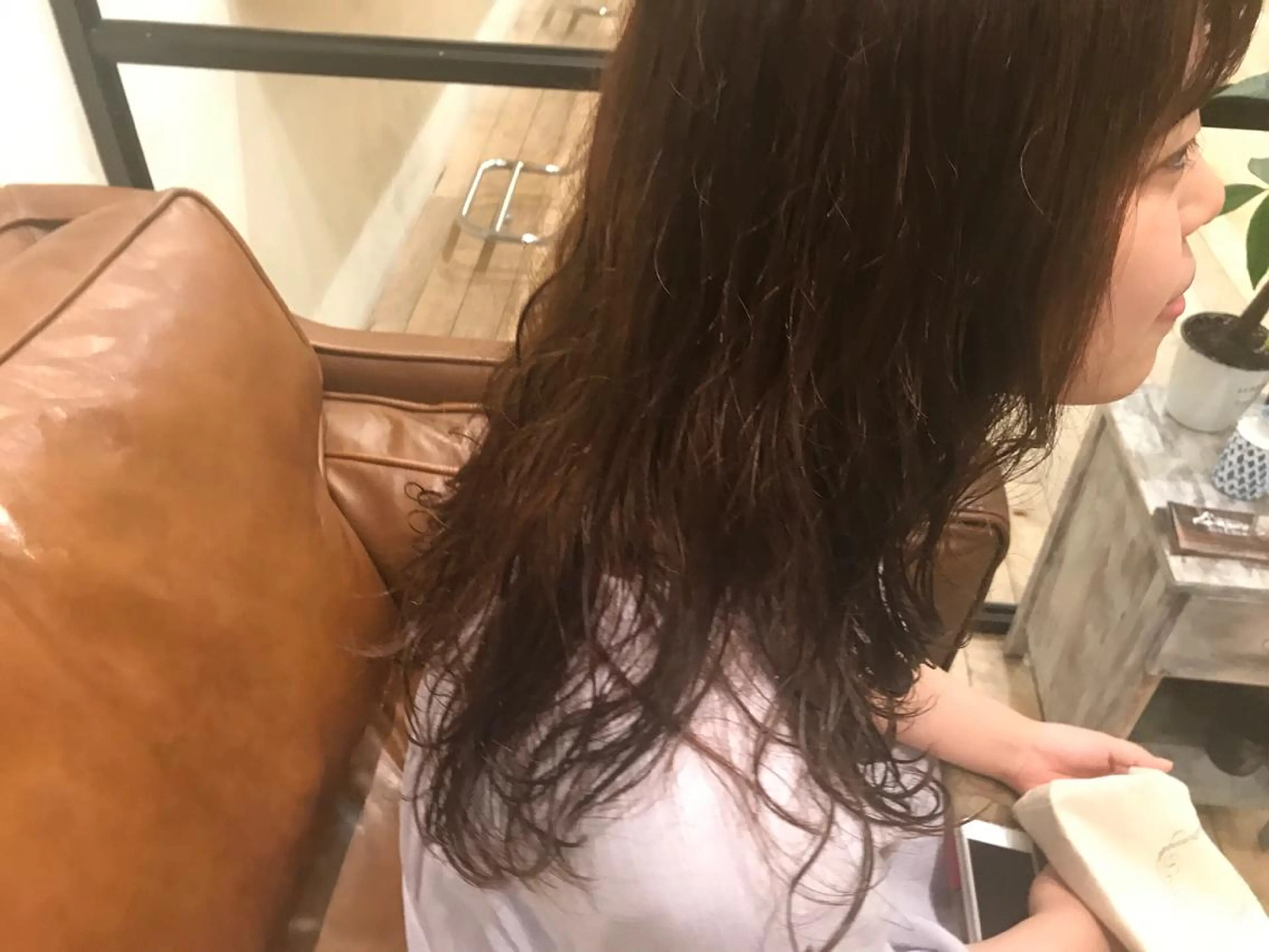 ロング パーマ デジタルパーマ 上品な透明感カラー/ 表参道/MIKUのヘアスタイル