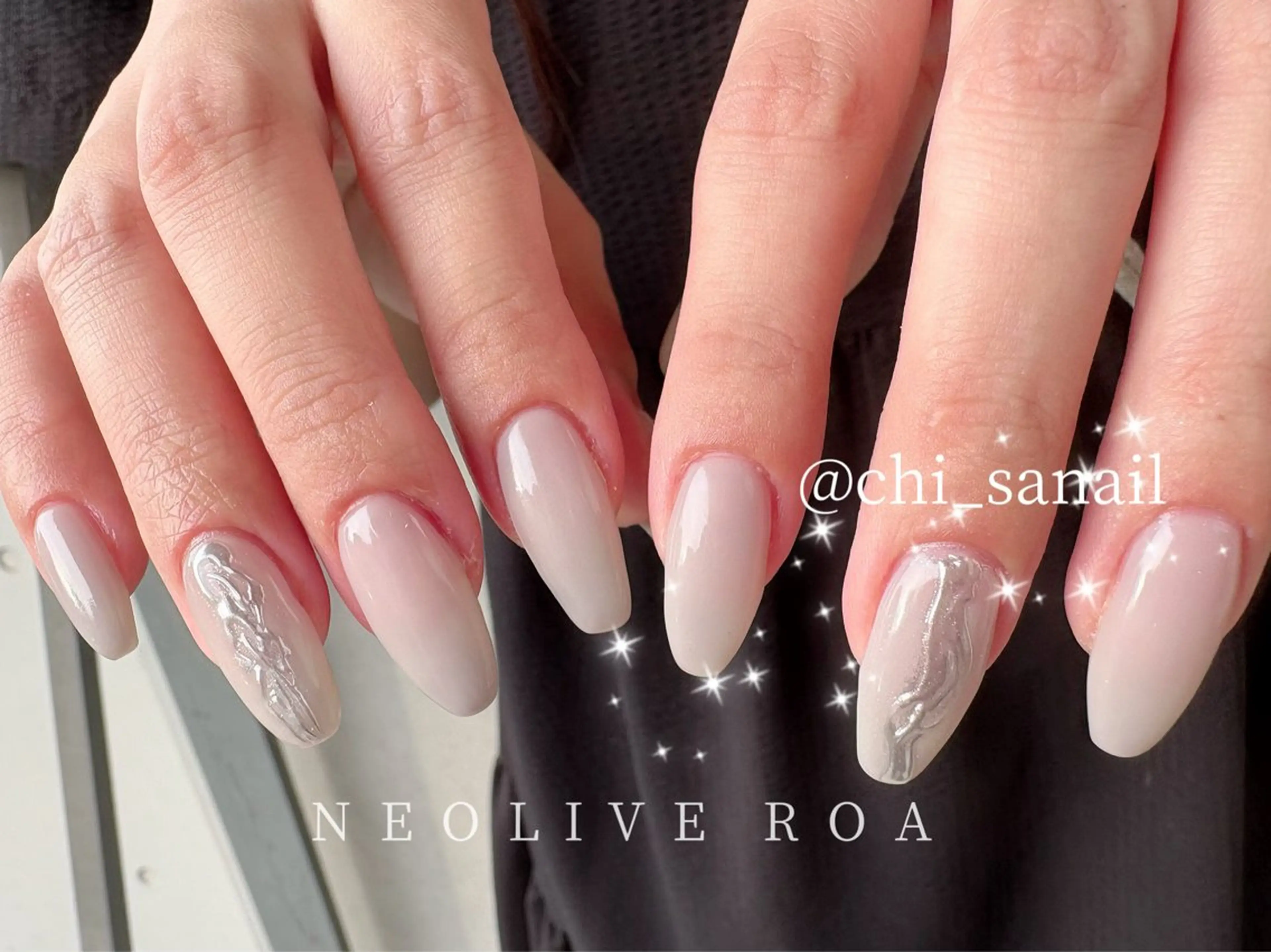 ネイル 持ち込み ハンドネイル 【ROA】 Chisakiのネイルデザイン