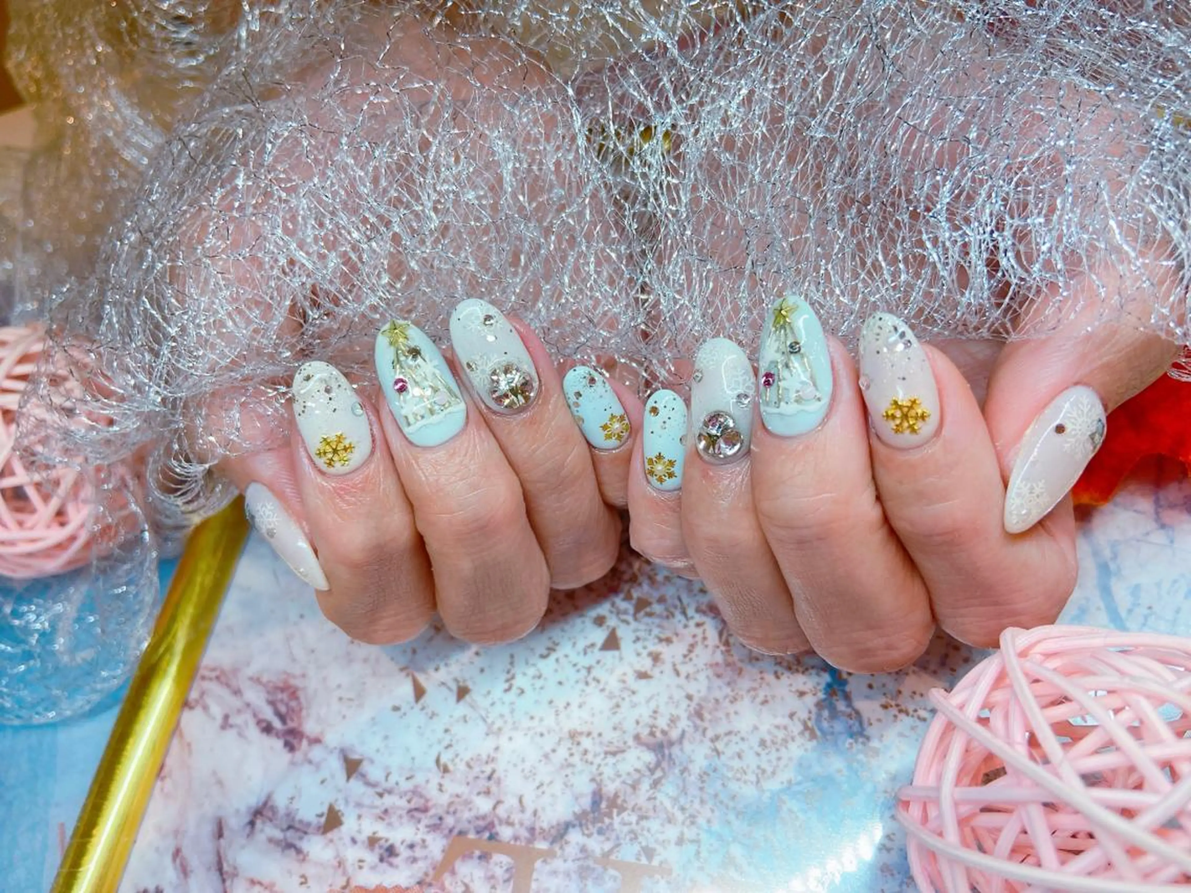 ネイル 長さだし専門店 M2　rikaのネイルデザイン