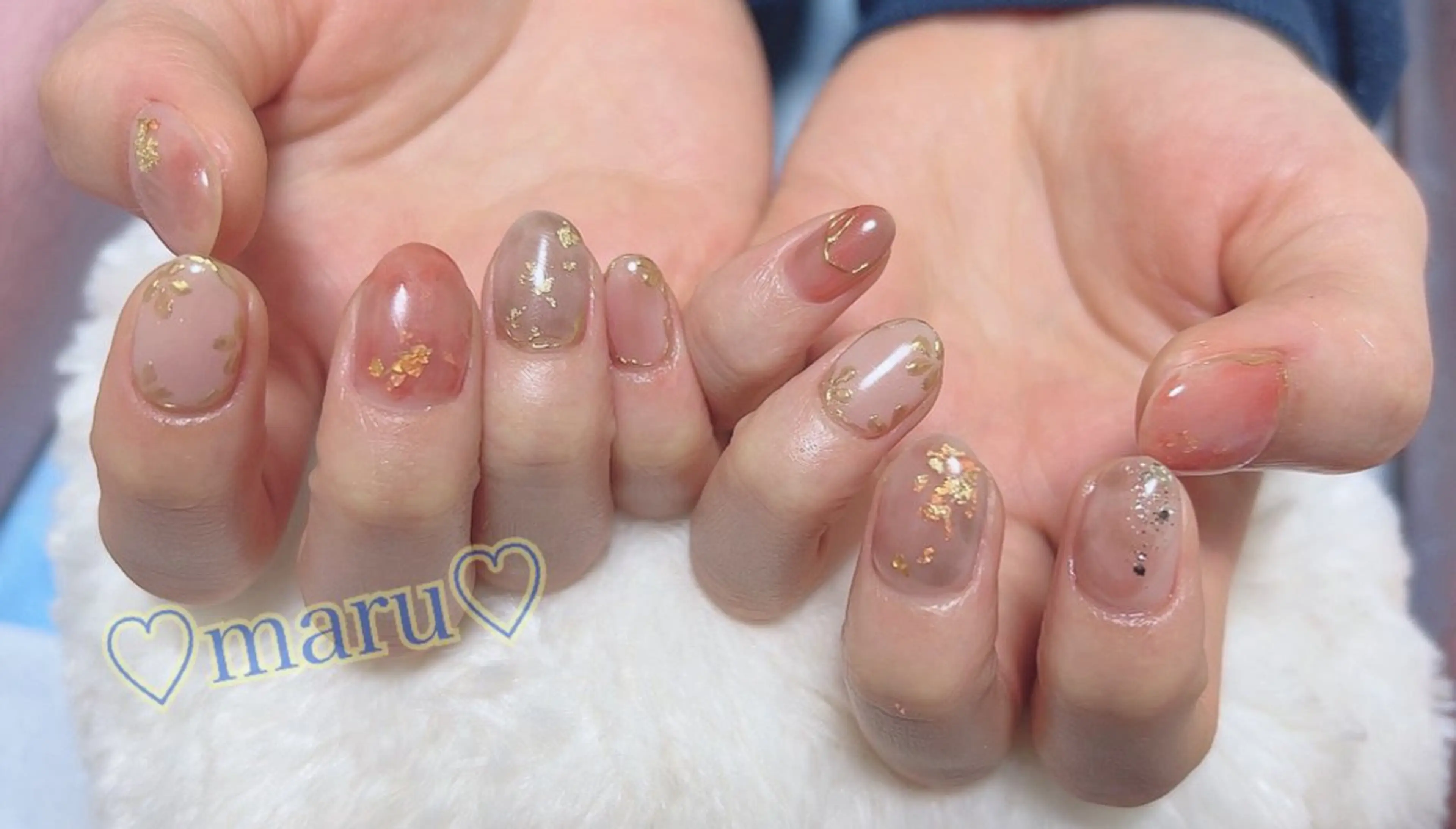 ネイル ハンドネイル フットネイル まるみ ♡のネイルデザイン