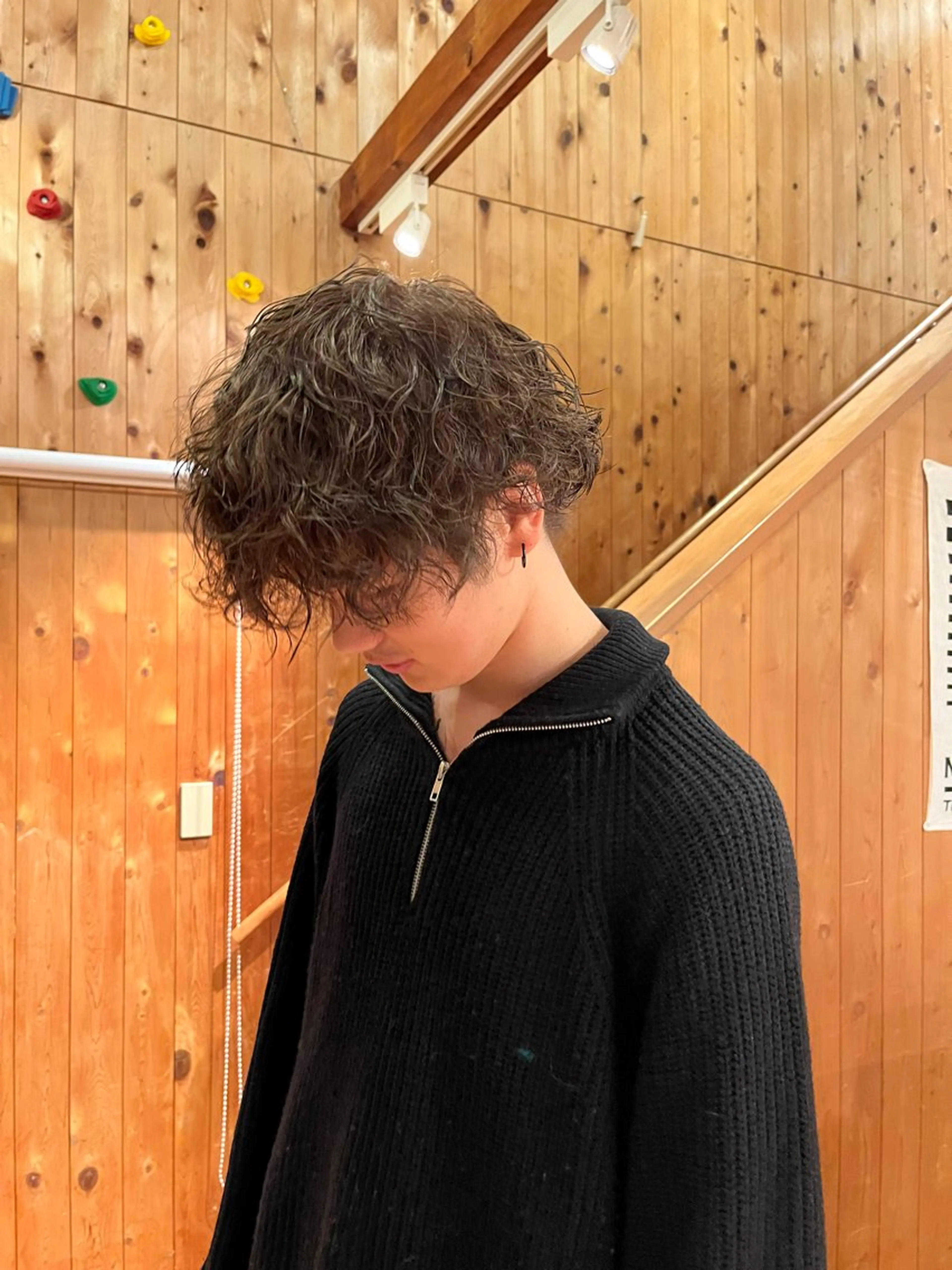 カラー パーマ メンズ メンズパーマ 藤田 ゆりなのヘアスタイル